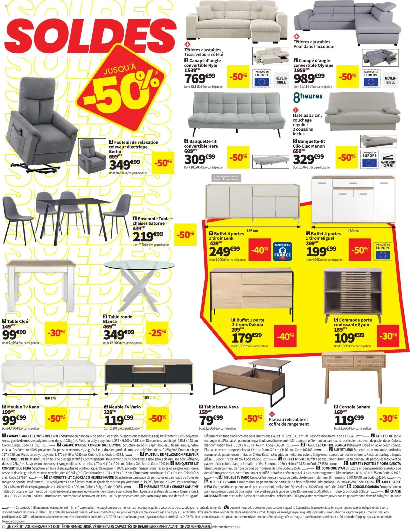 Conforama prospectus à partir du 24/06/2026 - promo en ligne du 24 juin au 21 juillet 2026 - Catalogue page 2