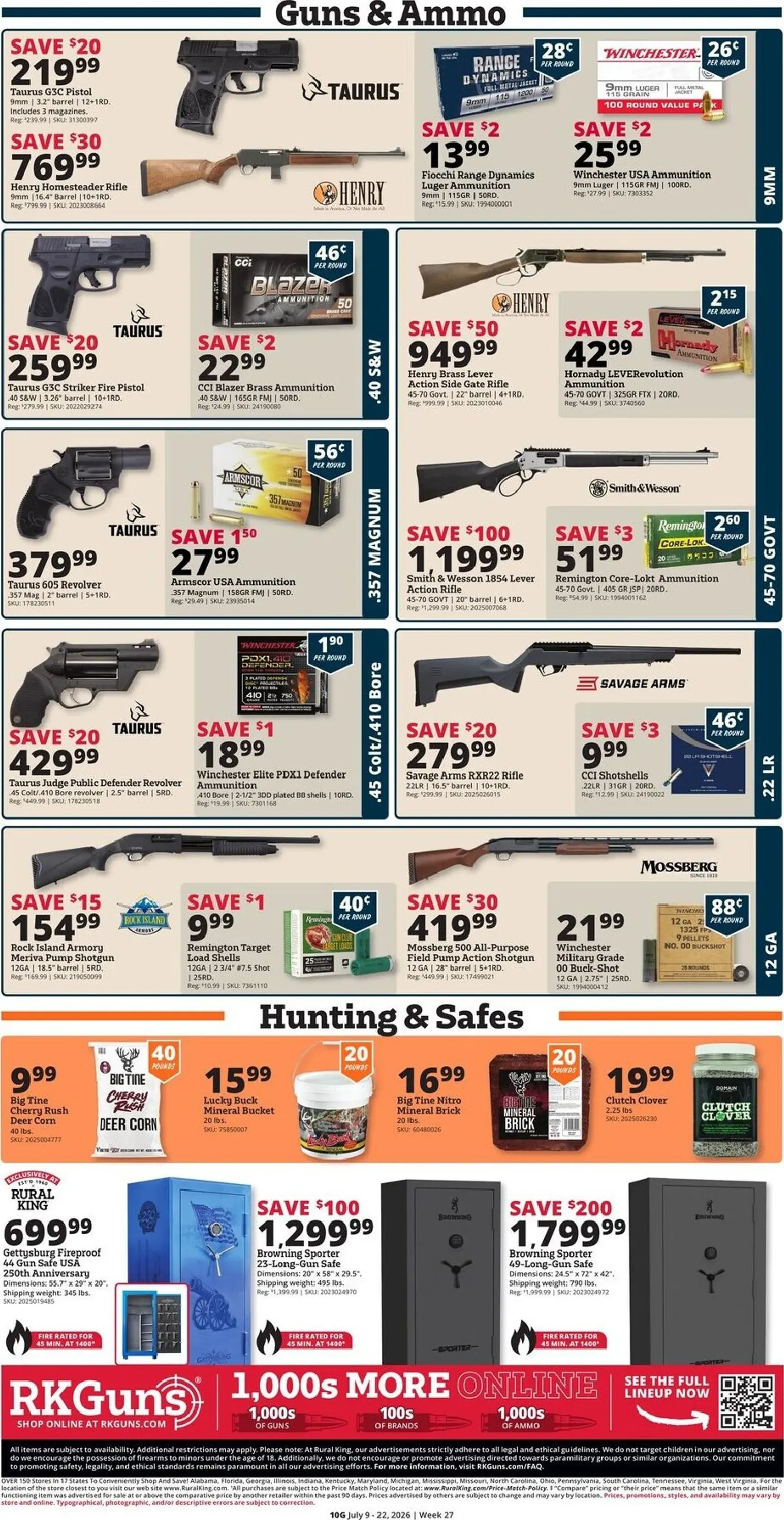 Weekly ad Current Rural King leaflet valid from Thursday 07/09/2026 to Wednesday 07/22/2026 from July 9 to July 22 2026 - Page 12