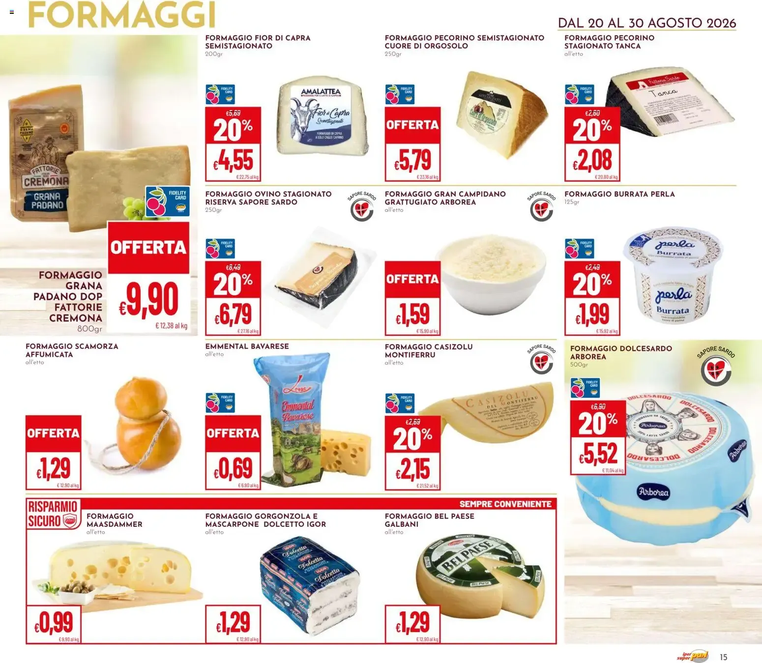 Iper Pan & Super Pan: Sconti 30%, 40%, 50% da 20 agosto a 30 agosto di 2026 - Pagina del volantino 15