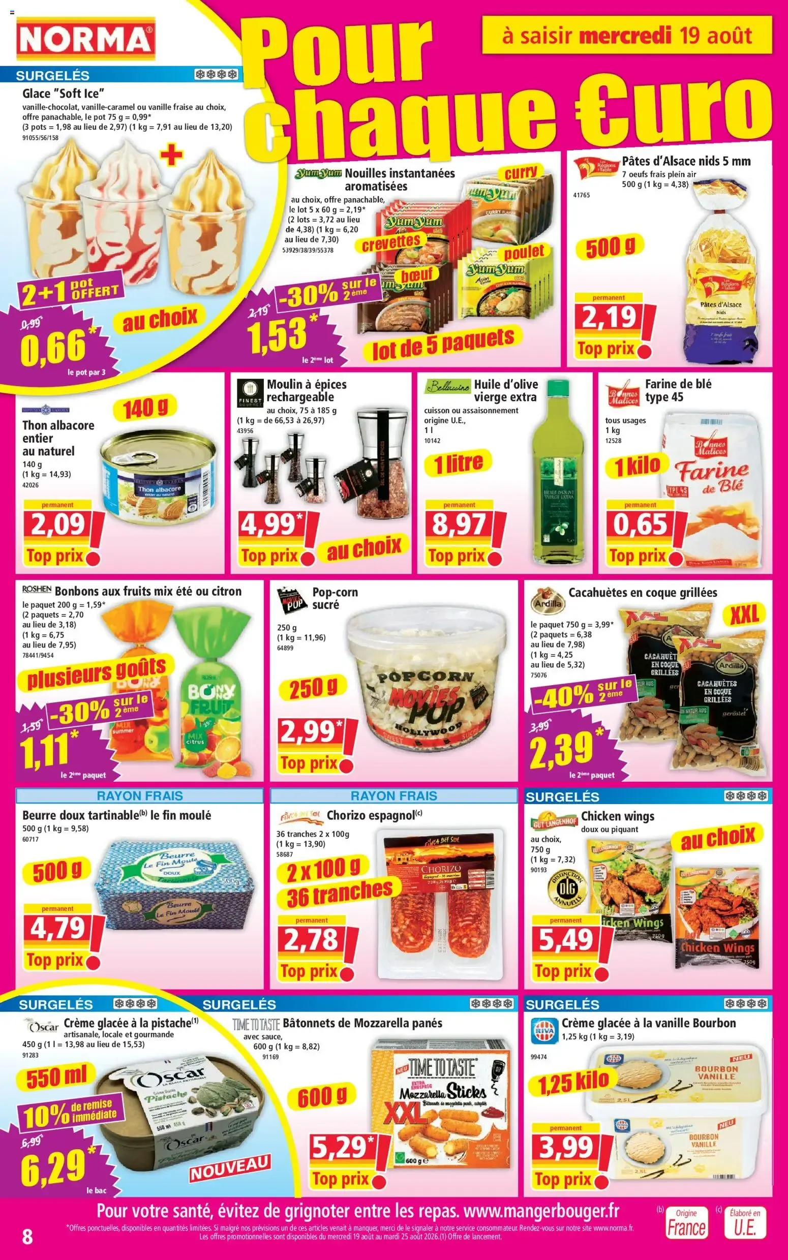 Norma Votre Discounter Régional du 19 août au 25 août 2026 - Catalogue page 8