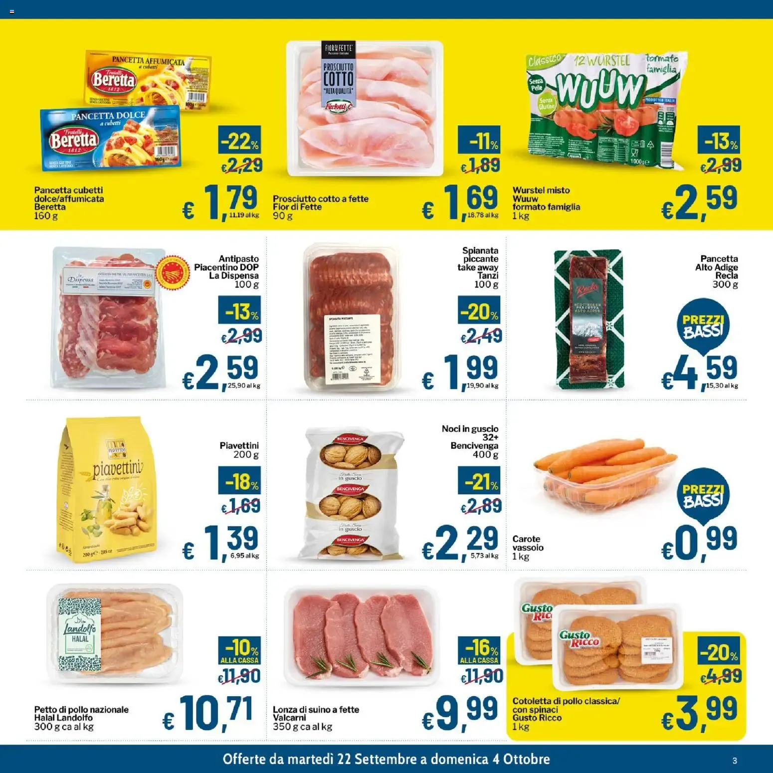 Qui Discount volantino dal 22/09/2026 - online Offerte da 22 settembre a 4 ottobre di 2026 - Pagina del volantino 3