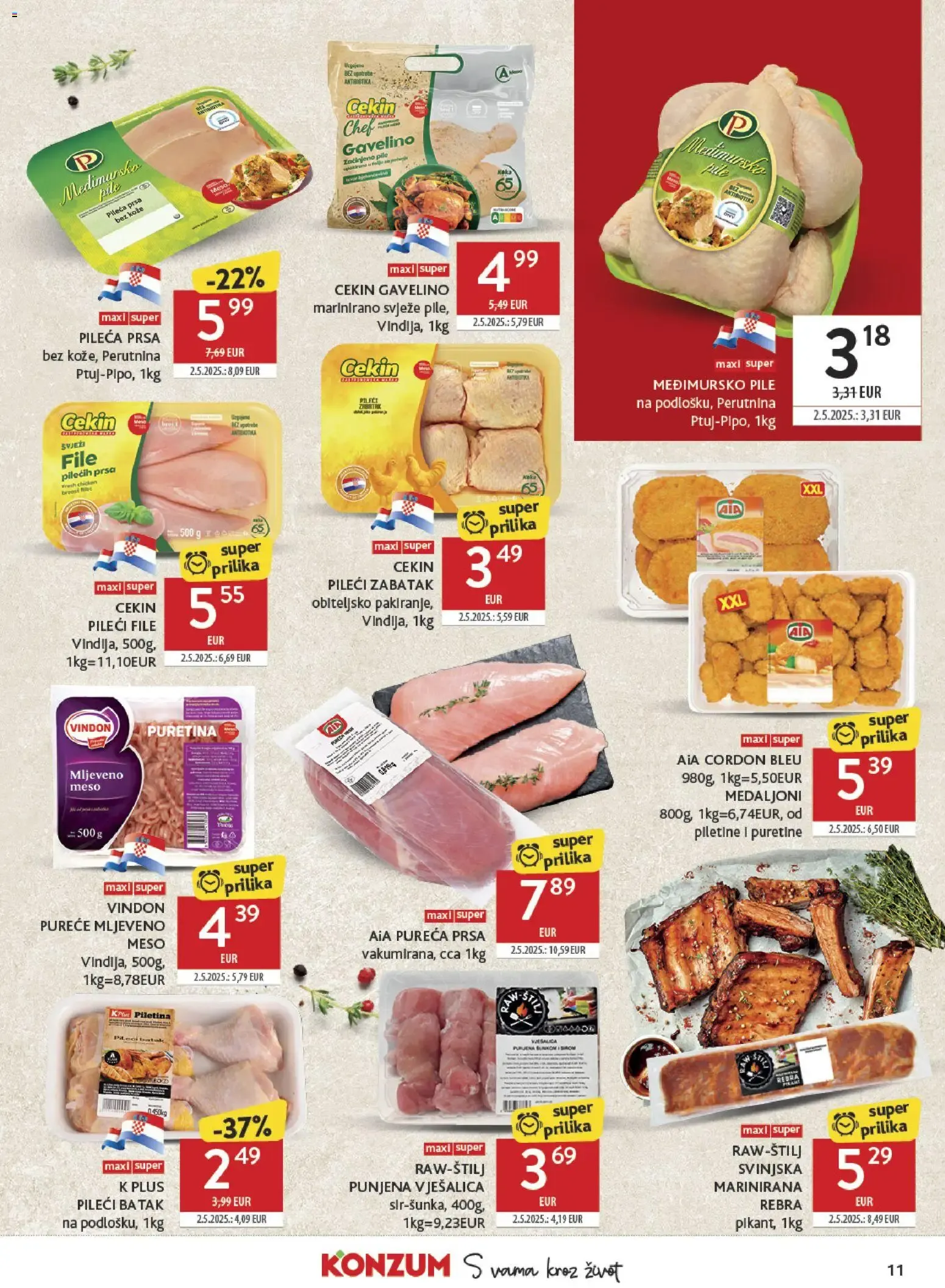 Katalog Konzum Katalog novi od 22.07.2026 na listanje > letak digitalni od 22. srpnja do 28. srpnja 2026. - Pregled Stranica 11