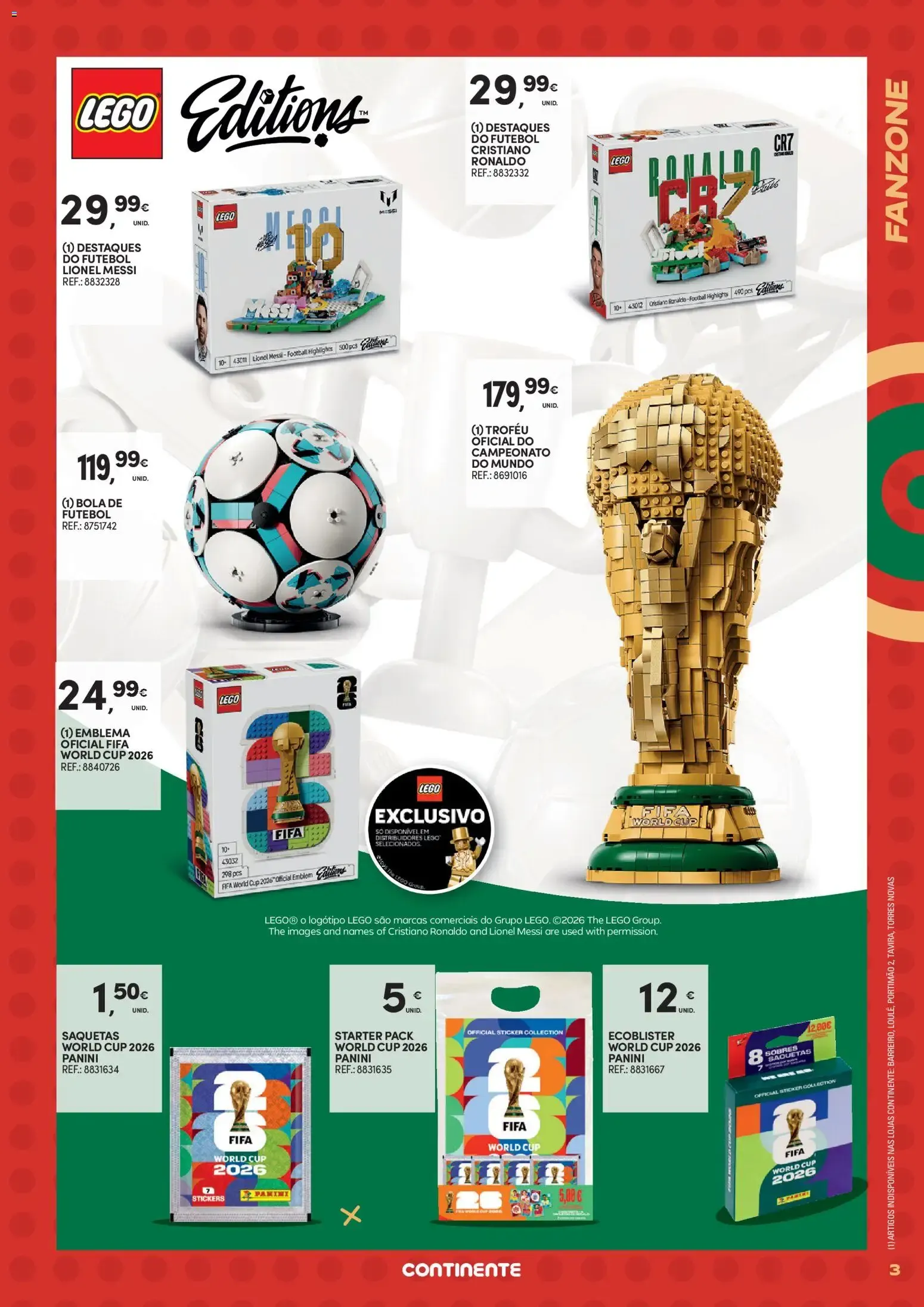 Folheto Continente - Futebol Alimenta a fome de vencer » de 09/06/2026 - 21/06/2026 de 9 de junho até 21 de junho 2026 - Pagina 3