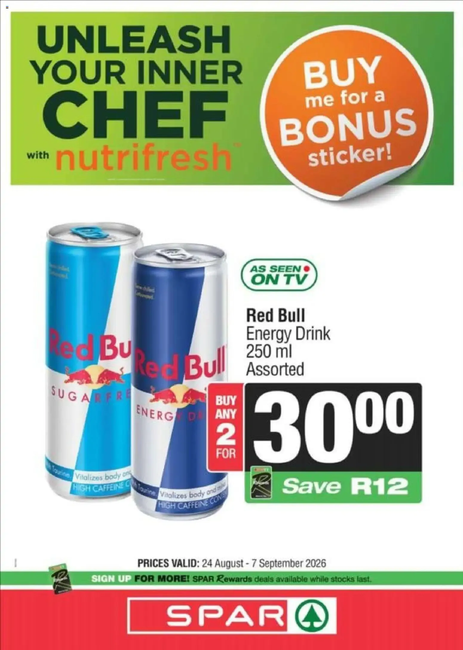 SPAR - Unleash Your Inner Chef with Nutrifresh from 24 August to 7 September 2026 - Catalogue Page 6