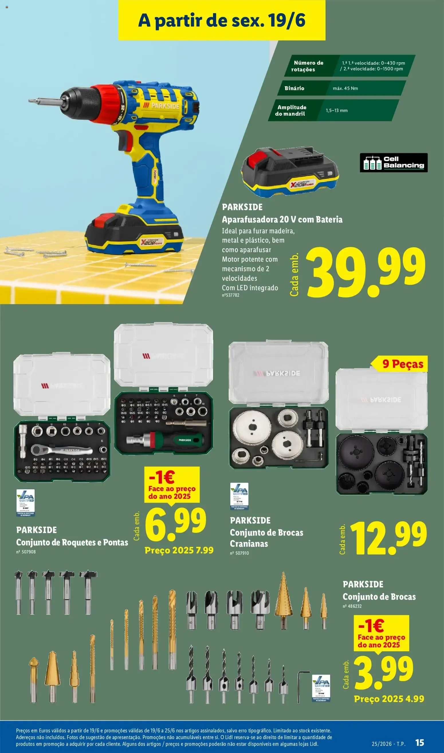 Folheto Lidl Novidades » de 15/06/2026 - 21/06/2026 de 15 de junho até 21 de junho 2026 - Pagina 15