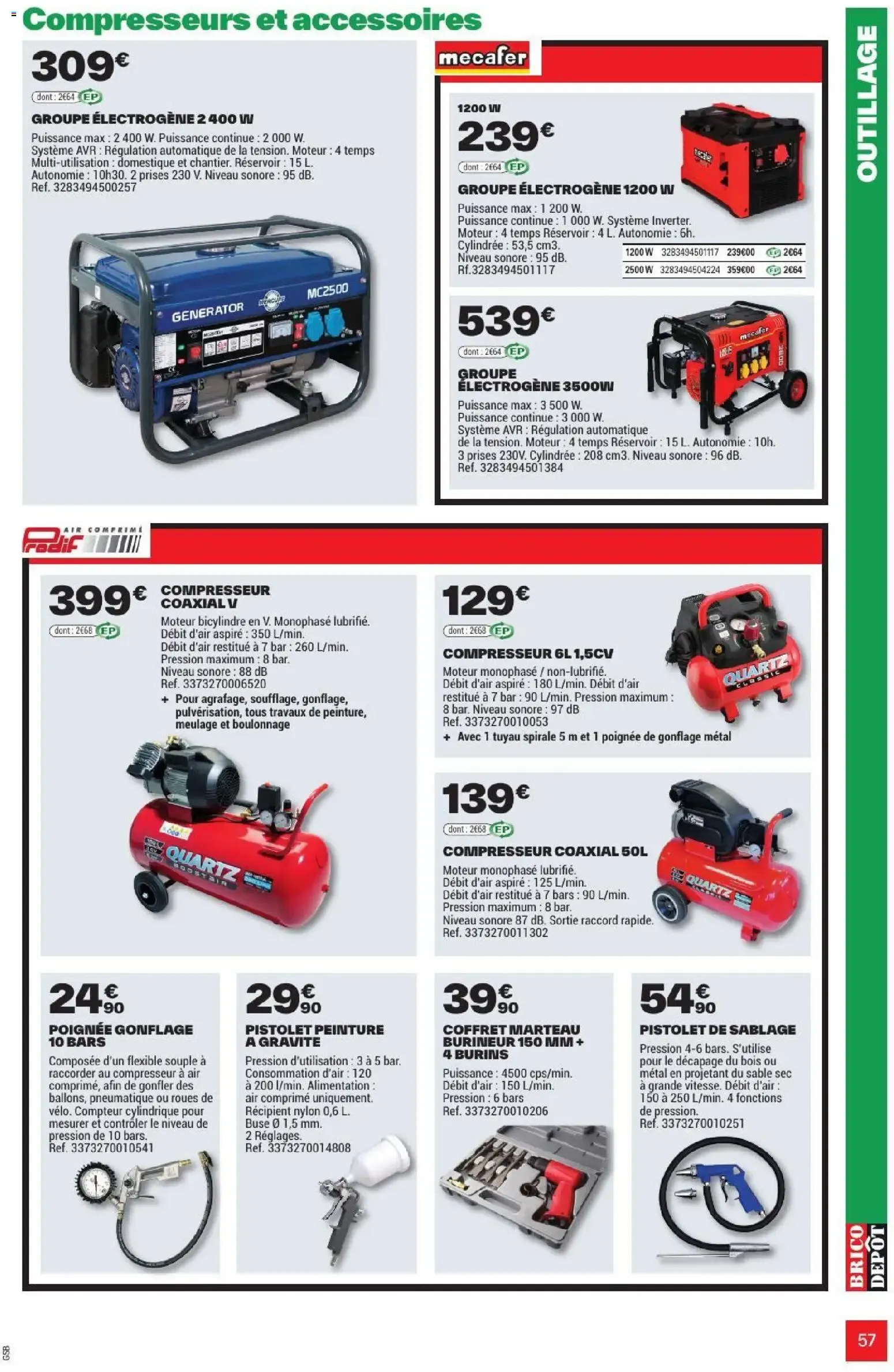 L'OFFICIEL DU BRICOLAGE - Automne du 17 septembre au 1 octobre 2026 - Catalogue page 57