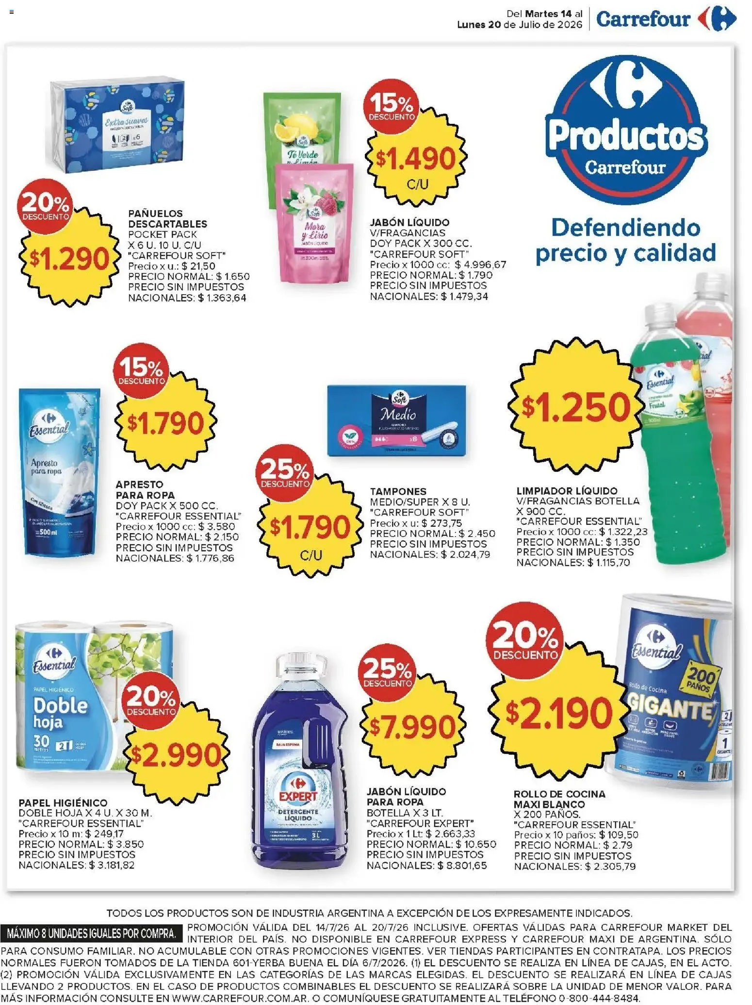 Ofertas de Carrefour ofertas || del 14/07/2026 - 20/07/2026 || Promociones 14 de julio al 20 de julio 2026 - Página 49 del catálogo