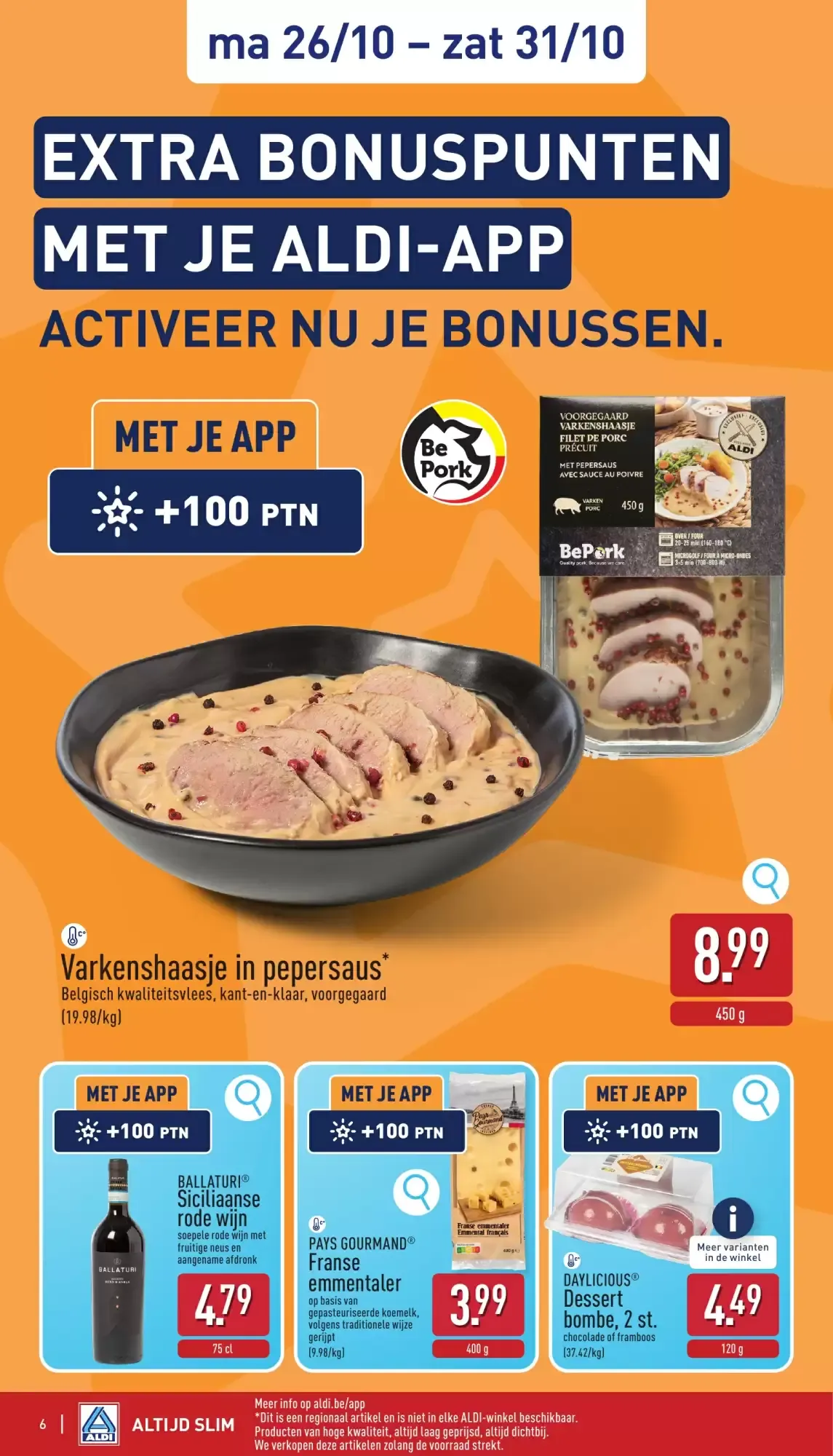 ALDI Folder 26/10 - 31/10 van 26 oktober tot 31 oktober 2026 - folder pagina 6