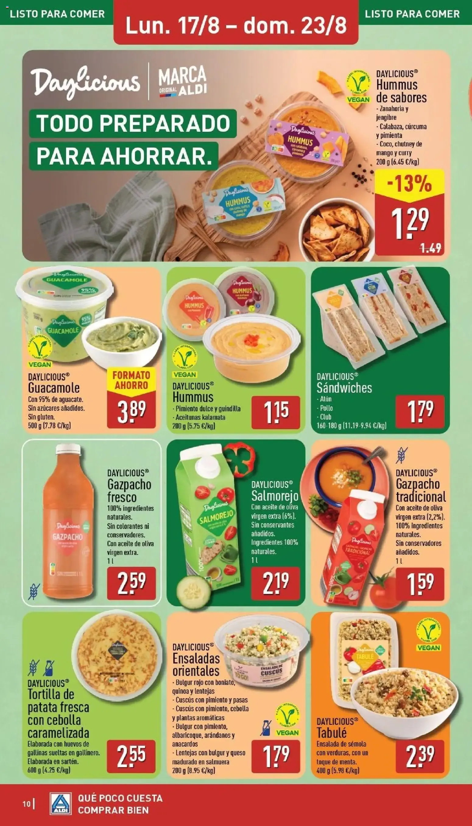 Catálogo de Aldi: Frescura a precios para tirarse a la piscina 17 de agosto al 23 de agosto 2026 - Página 10