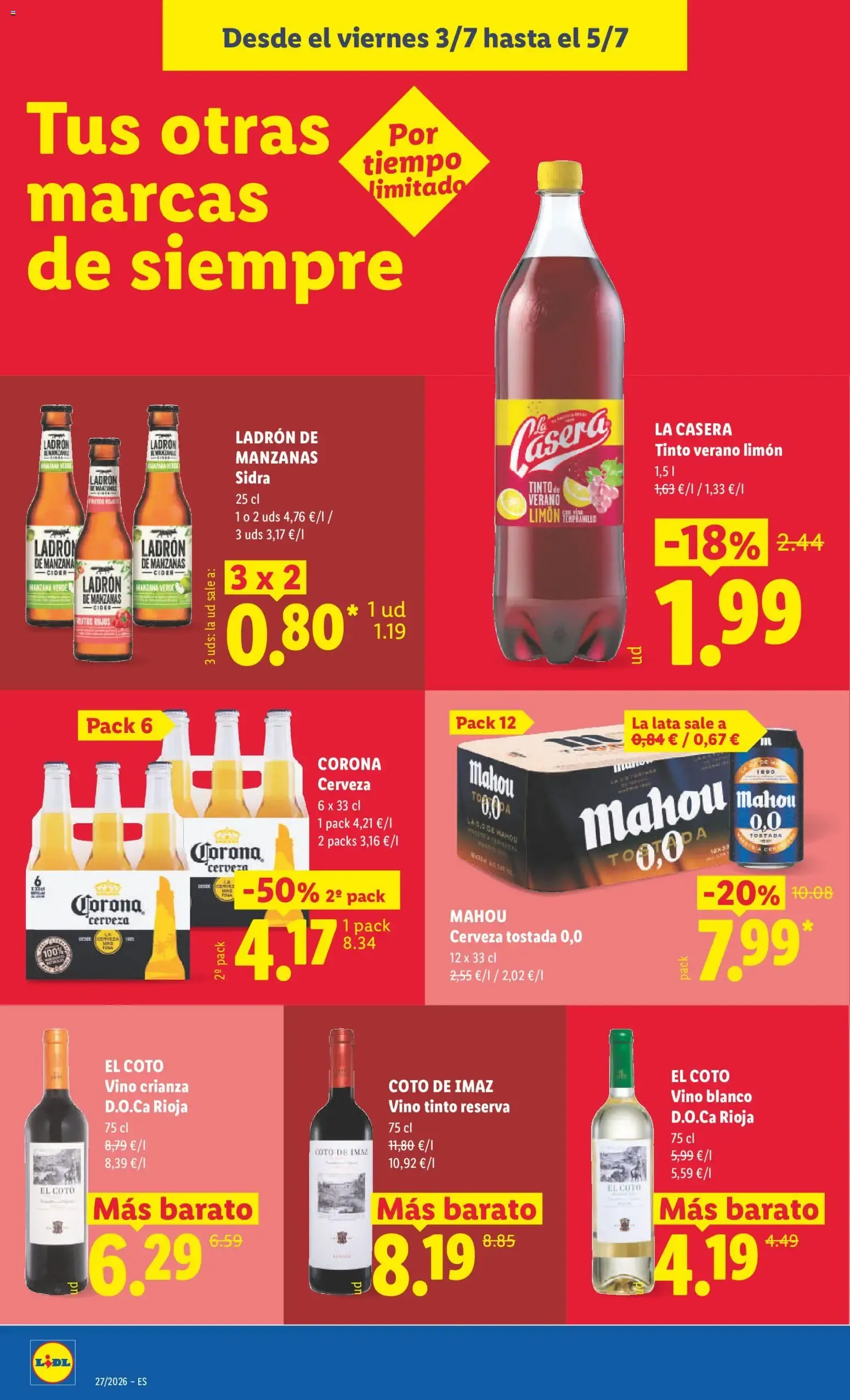 Catálogo de Con Lidl Plus acumula puntos y llévate premios extra 1 de julio al 5 de julio 2026 - Página 42