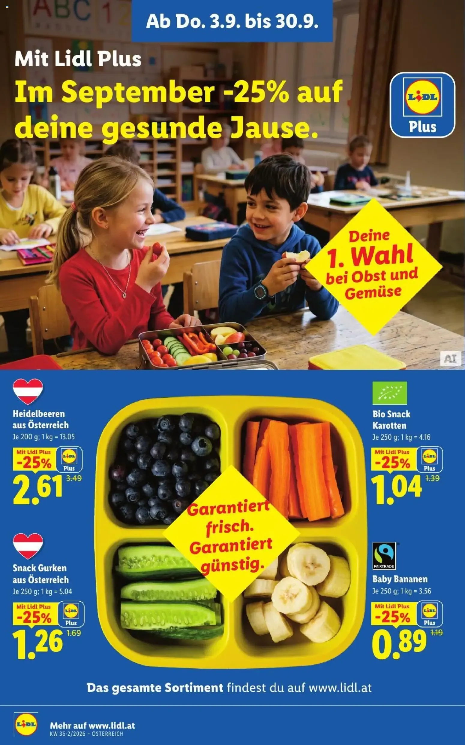 Lidl - Flugblatt ab 03.09.2026 - Angebote ab donnerstag von 3. September bis 5. September 2026 - Flugblätt seite 2