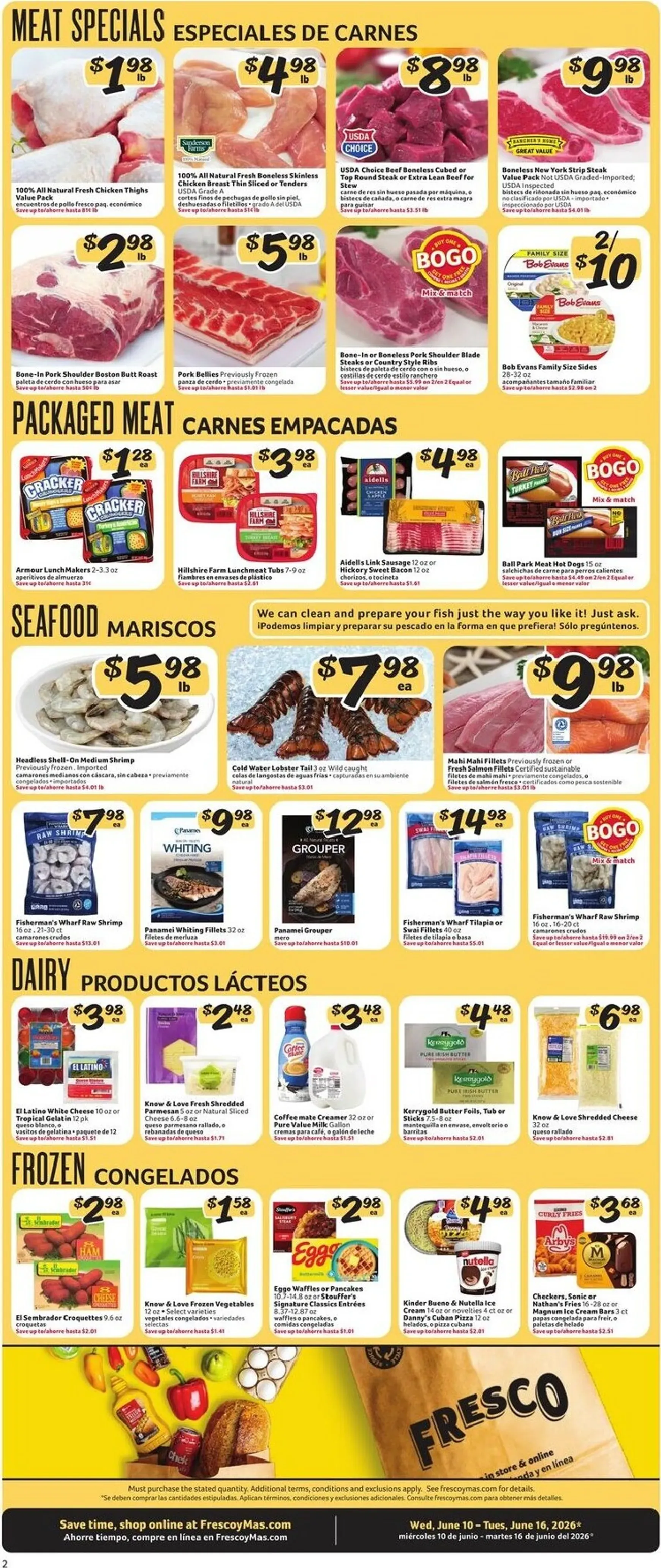 Weekly ad Fresco y Más leaflet valid from Wednesday 06/10/2026 to Tuesday 06/16/2026 from June 10 to June 16 2026 - Page 2