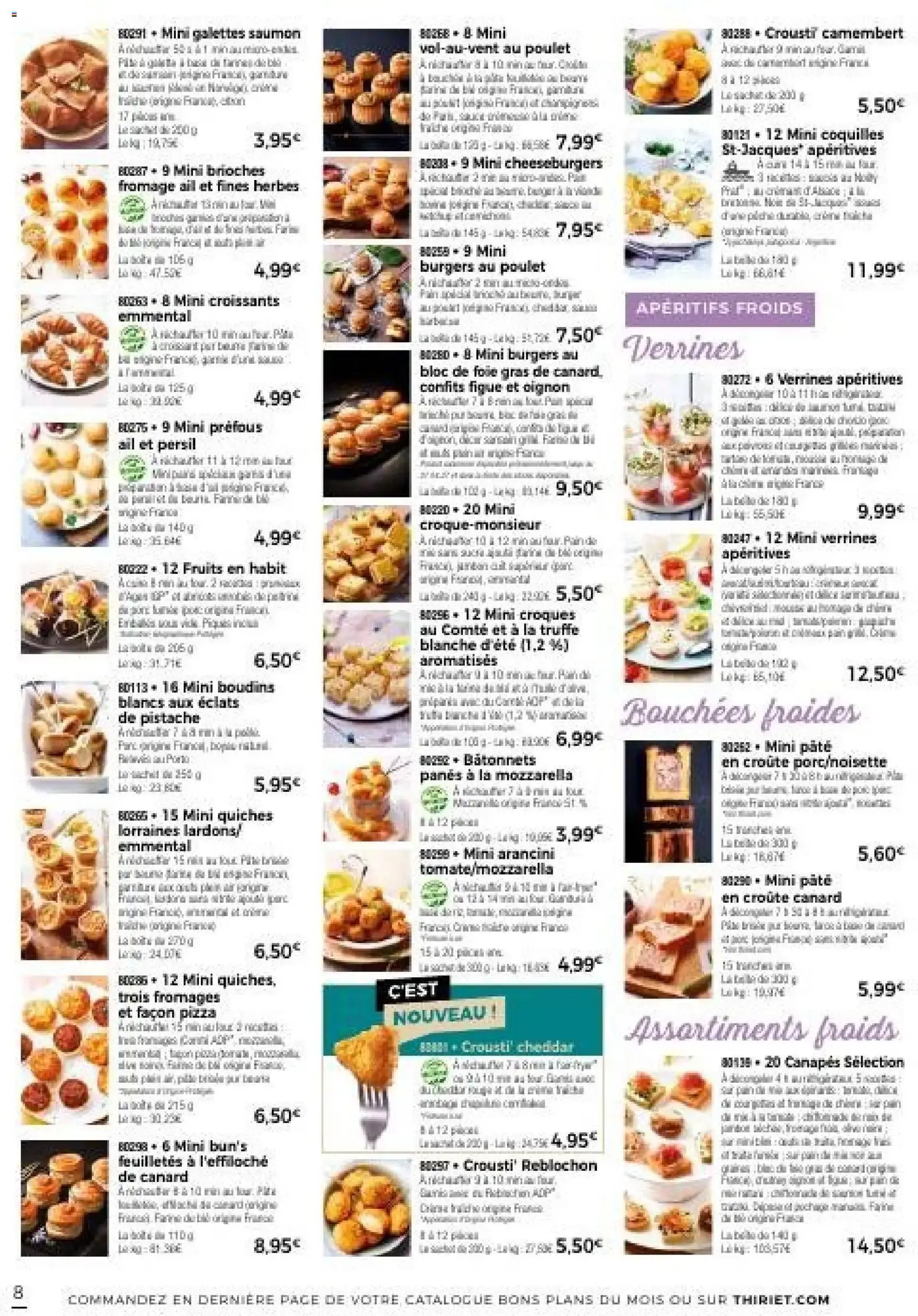 Thiriet - Catalogue automne à partir du 30/09/2026 - promo en ligne du 30 septembre au 31 décembre 2026 - Catalogue page 8