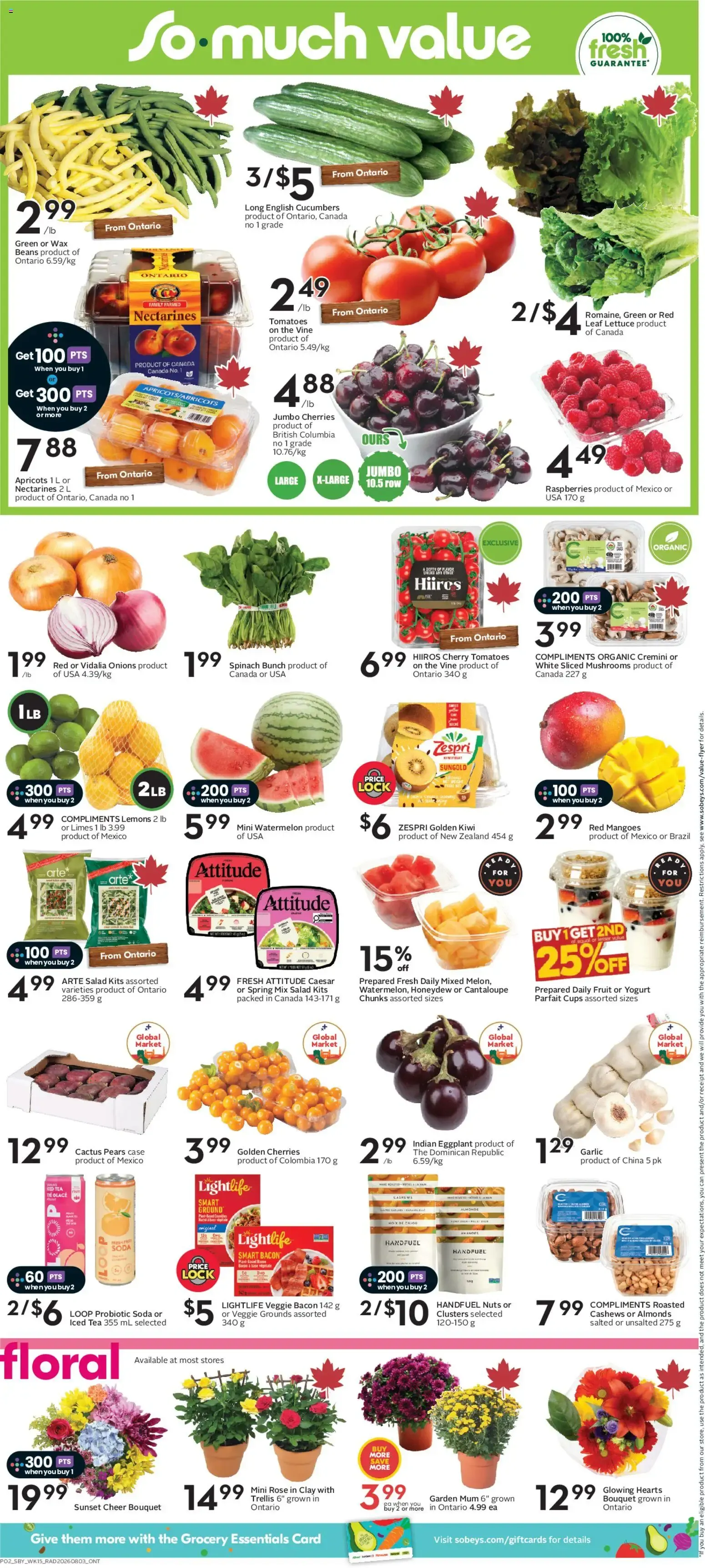 Sobeys weekly flyer / circulaire from August 6 to August 12 2026 - flyer page 5