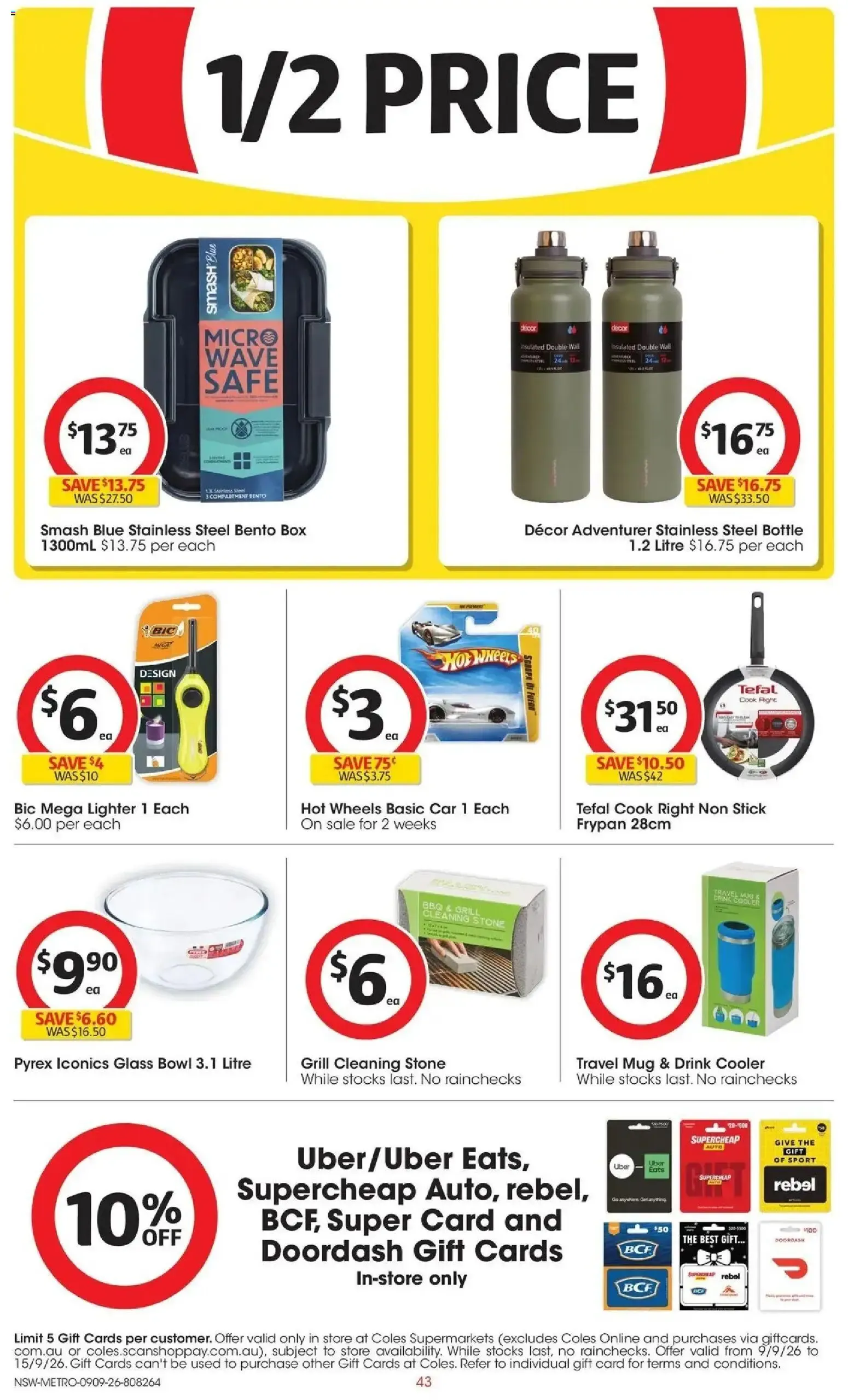 Coles catalogue valid from 09/09/2026 > Online Australia - Catalogue valid from 9 September to 15 September 2026 - page 43