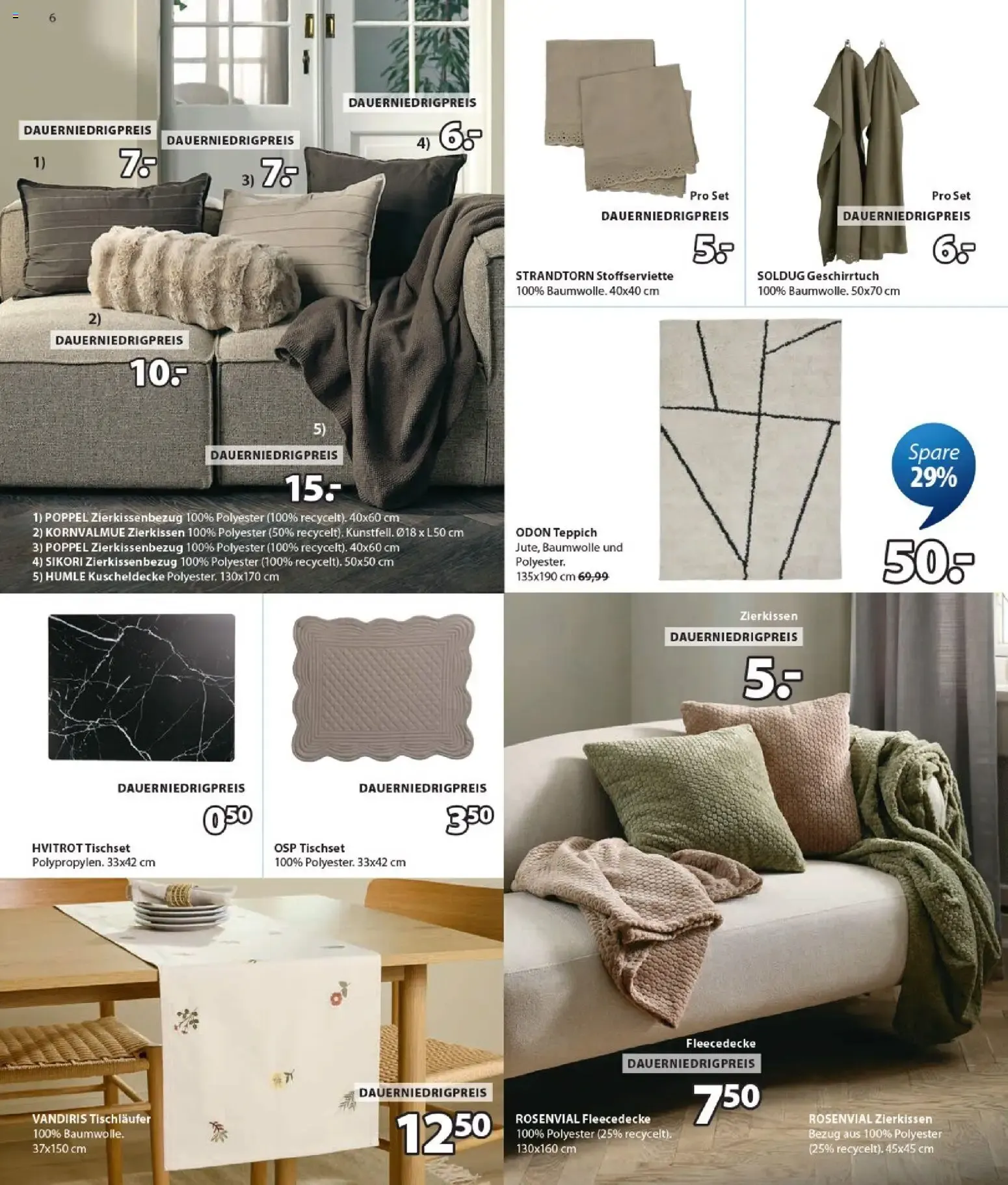 JYSK: Días de Muebles y Hogar - Ahorra hasta un 60% von 16. August bis 17. September 2026 - Prospekt seite 6