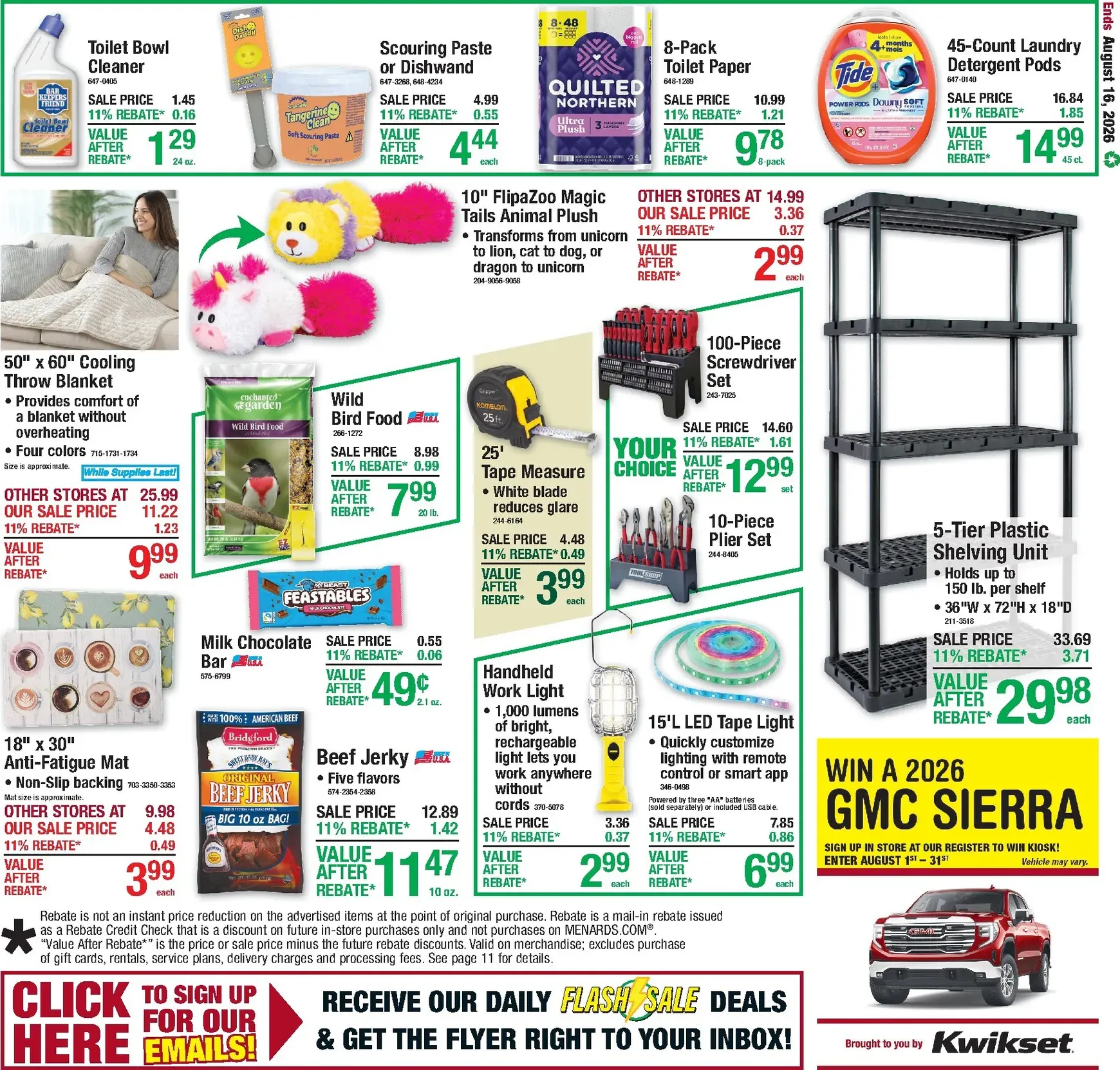 Weekly ad Menards - 11% Rebate on Everything! from August 6 to August 16 2026 - Page 20