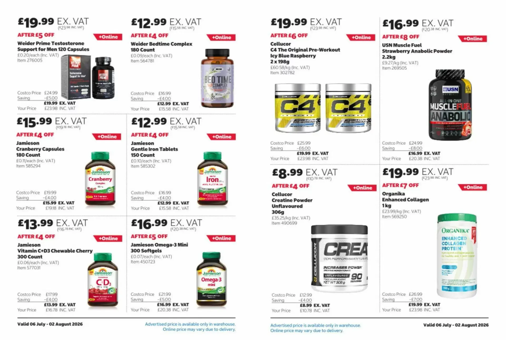 Costco leaflet from 6 July to 2 August 2026 - Catalogue Page 9