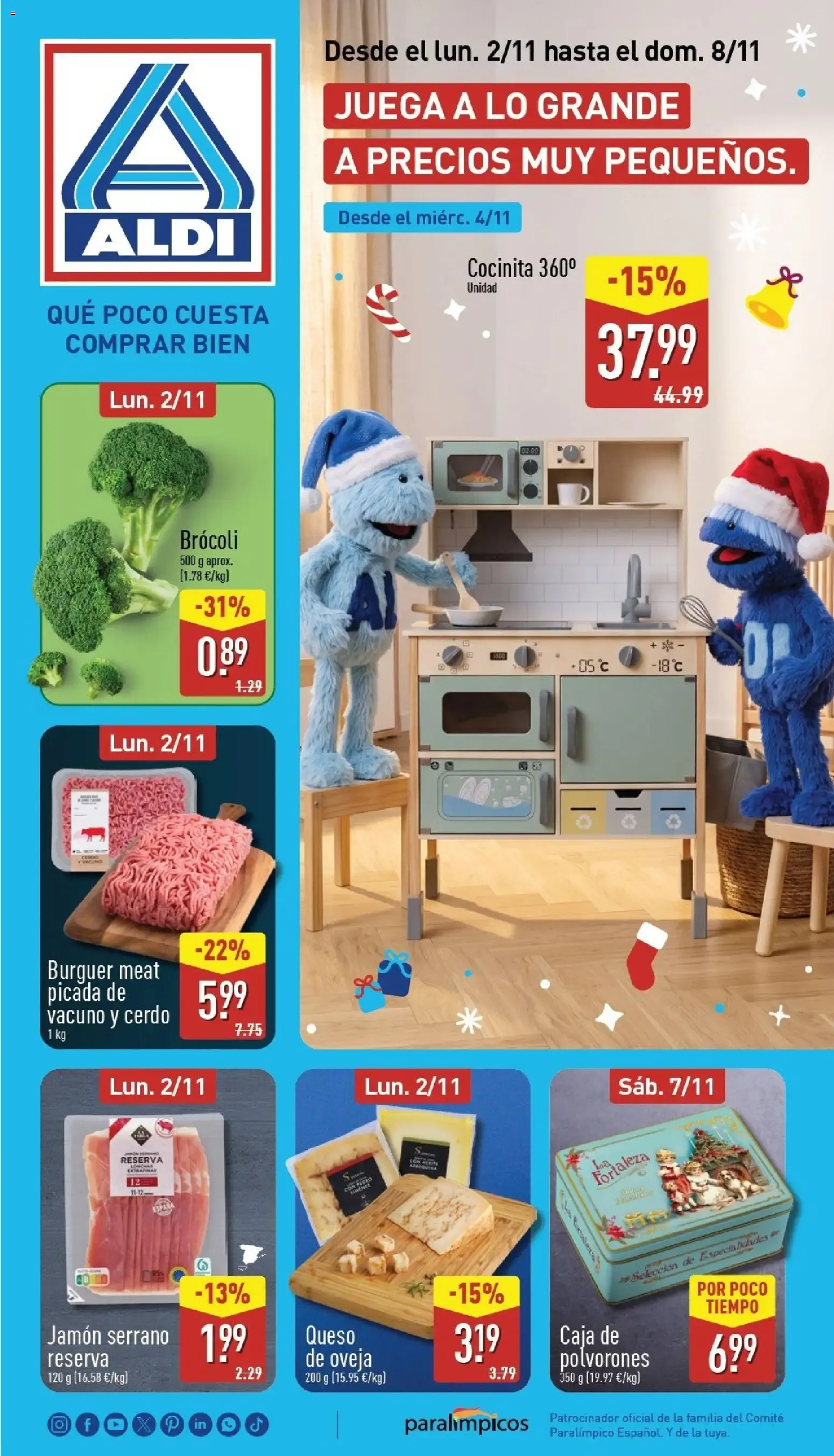 Catálogo de Aldi folleto Península del 02/11/2026 | Catálogo 2 de noviembre al 8 de noviembre 2026 - Página 1