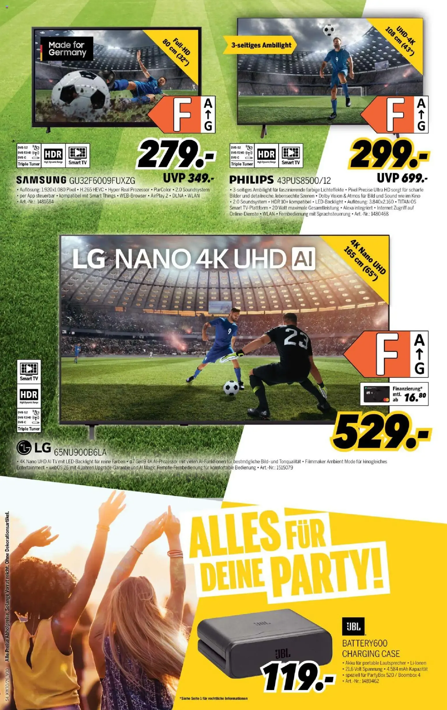 MEDIMAX Wohnzimmer Meisterschaft von 18. Juli bis 24. Juli 2026 - Prospekt seite 4