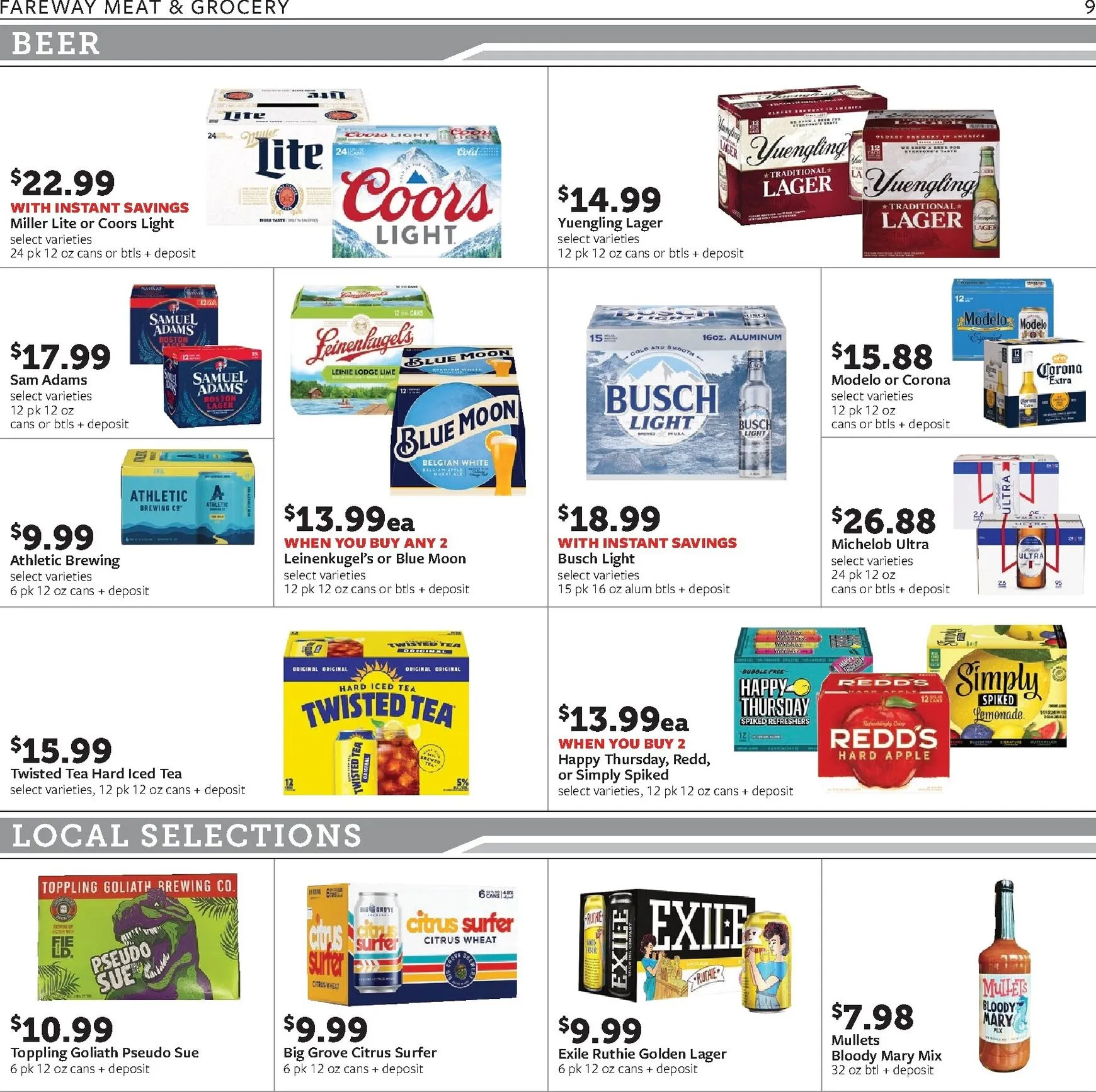Weekly ad Current Fareway leaflet valid from Monday 10/26/2026 to Saturday 10/31/2026 from October 26 to October 31 2026 - Page 9