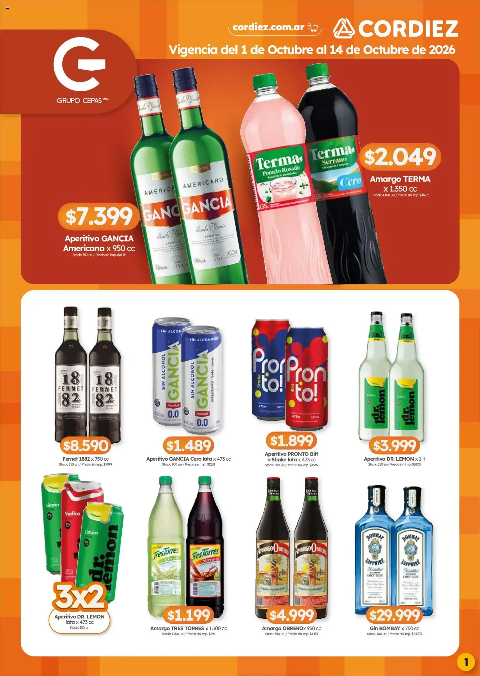 Cordiez - Marcas destacadas || del 01/10/2026 - 14/10/2026 || Catálogo