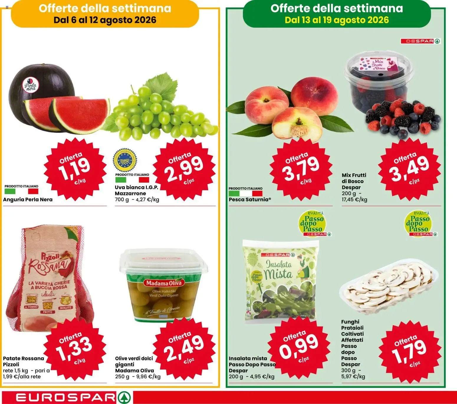 Nuovo Eurospar volantino dal 06/08/2026 > offerte anteprima 🛍️ da 6 agosto a 19 agosto di 2026 - Pagina del volantino 2