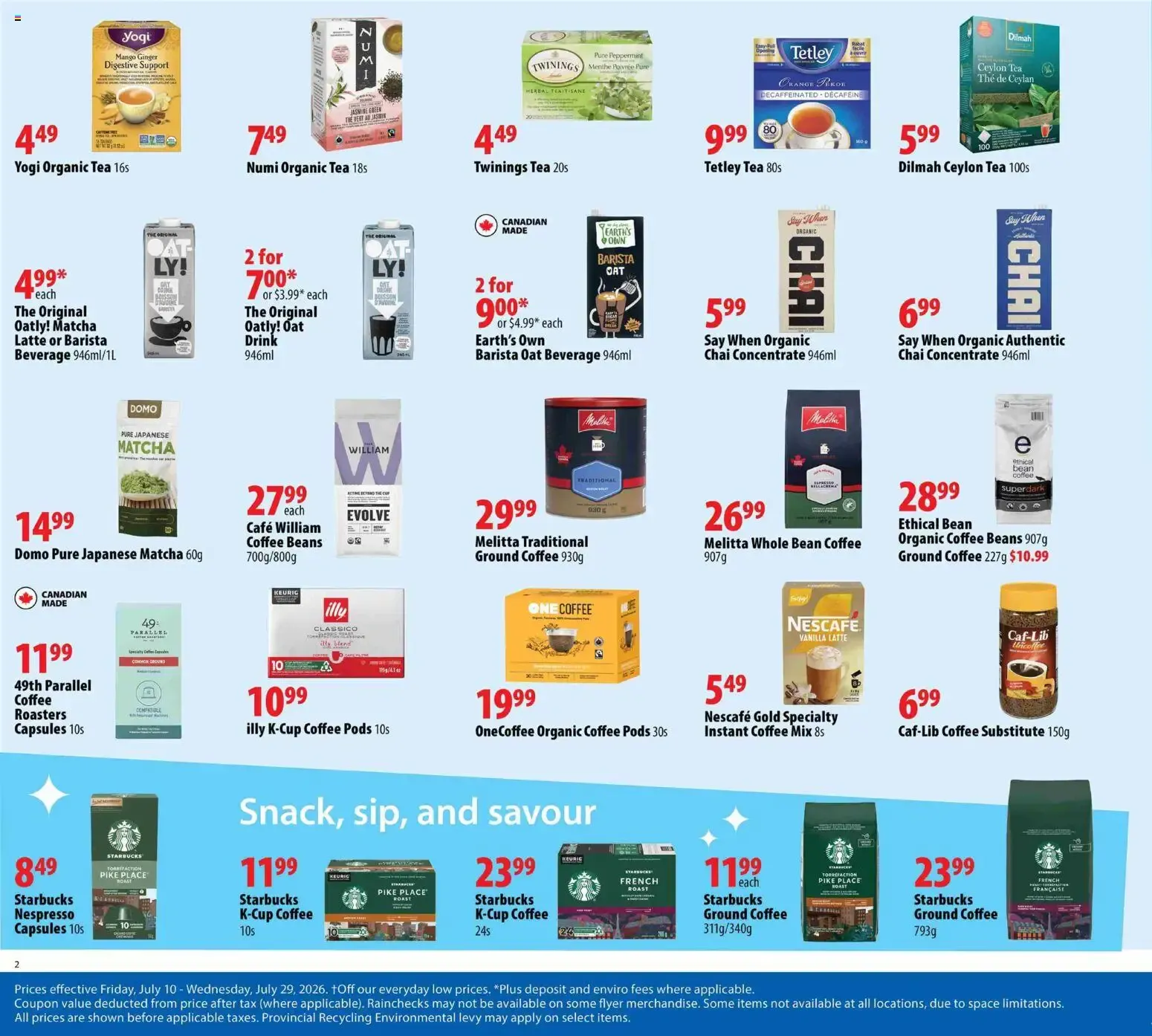 Your pantry essentials, priced right every day. from July 10 to July 29 2026 - flyer page 2