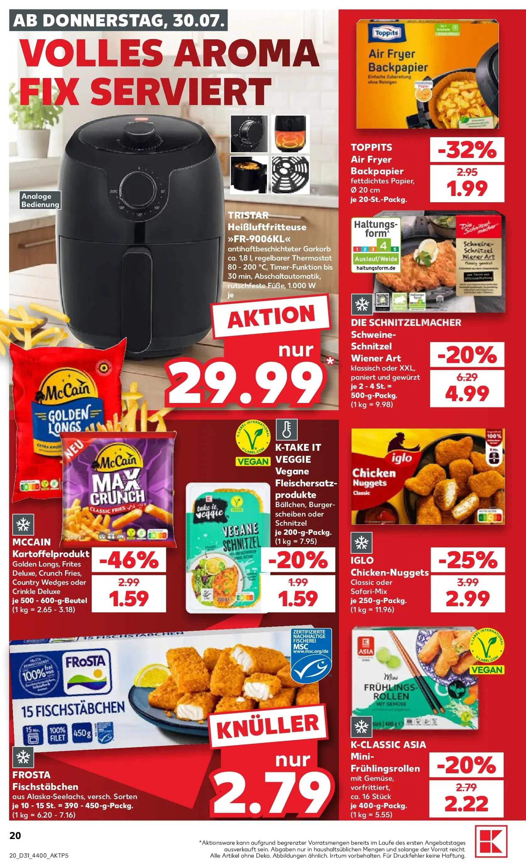 Prospekt Kaufland ab 30.07.2026 » Angebote Online zum Blättern von 30. Juli bis 5. August 2026 - Prospekt seite 20