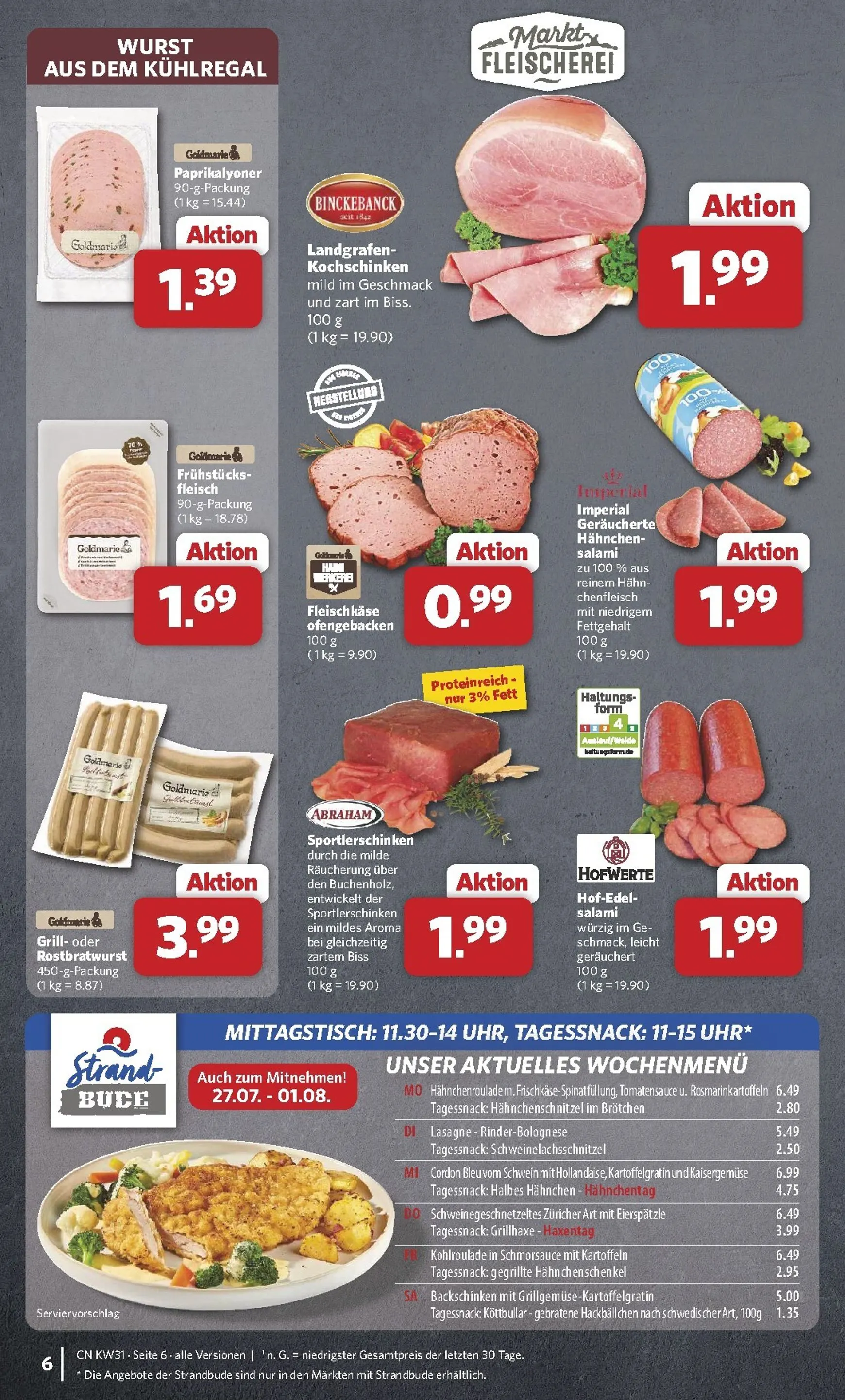 Combi Prospekt – von Montag 27.07.2026 bis Samstag 01.08.2026 von 27. Juli bis 1. August 2026 - Prospekt seite 6