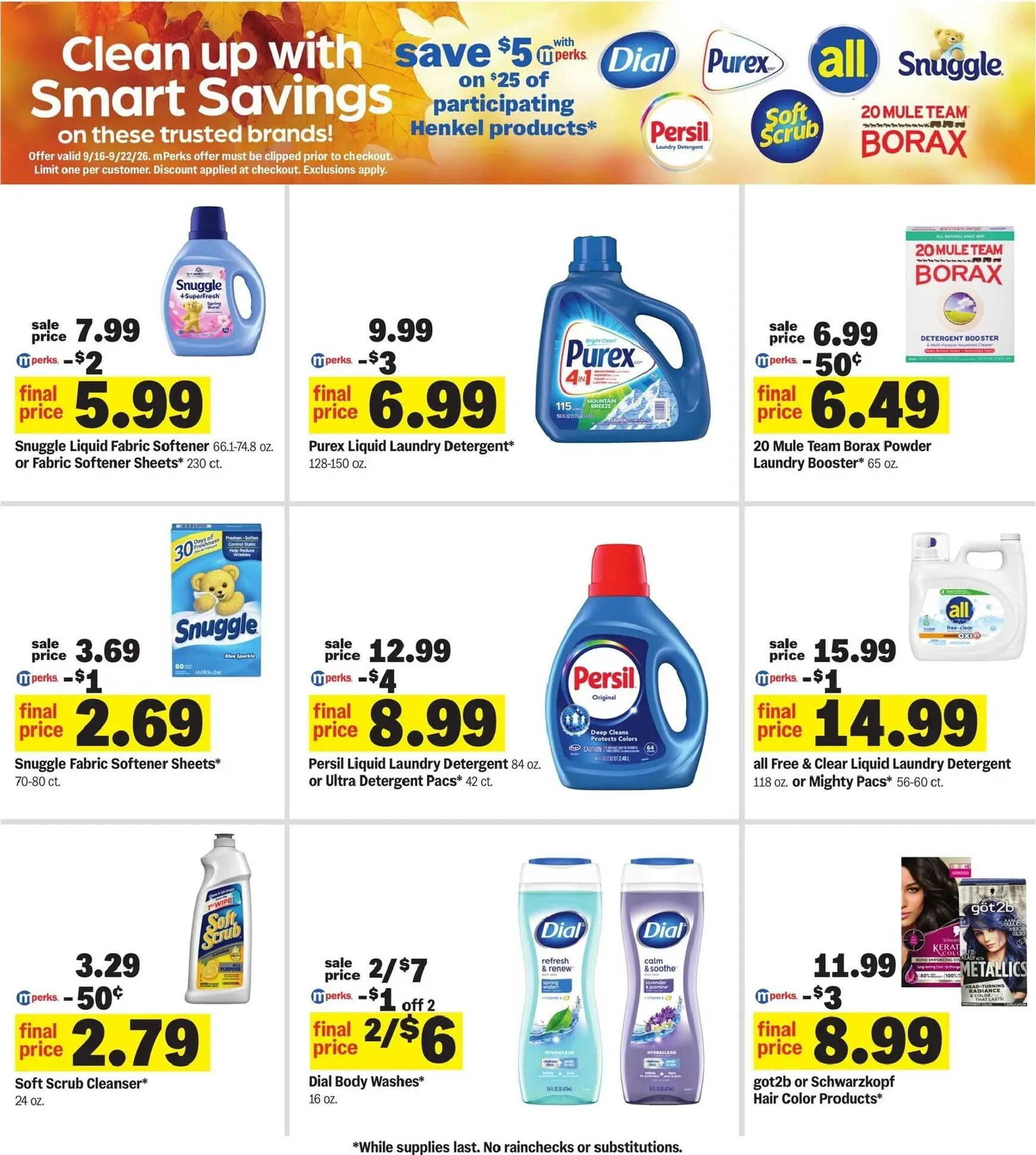 Weekly ad Meijer: Good Life Quality Real Low Prices from September 16 to September 22 2026 - Page 30