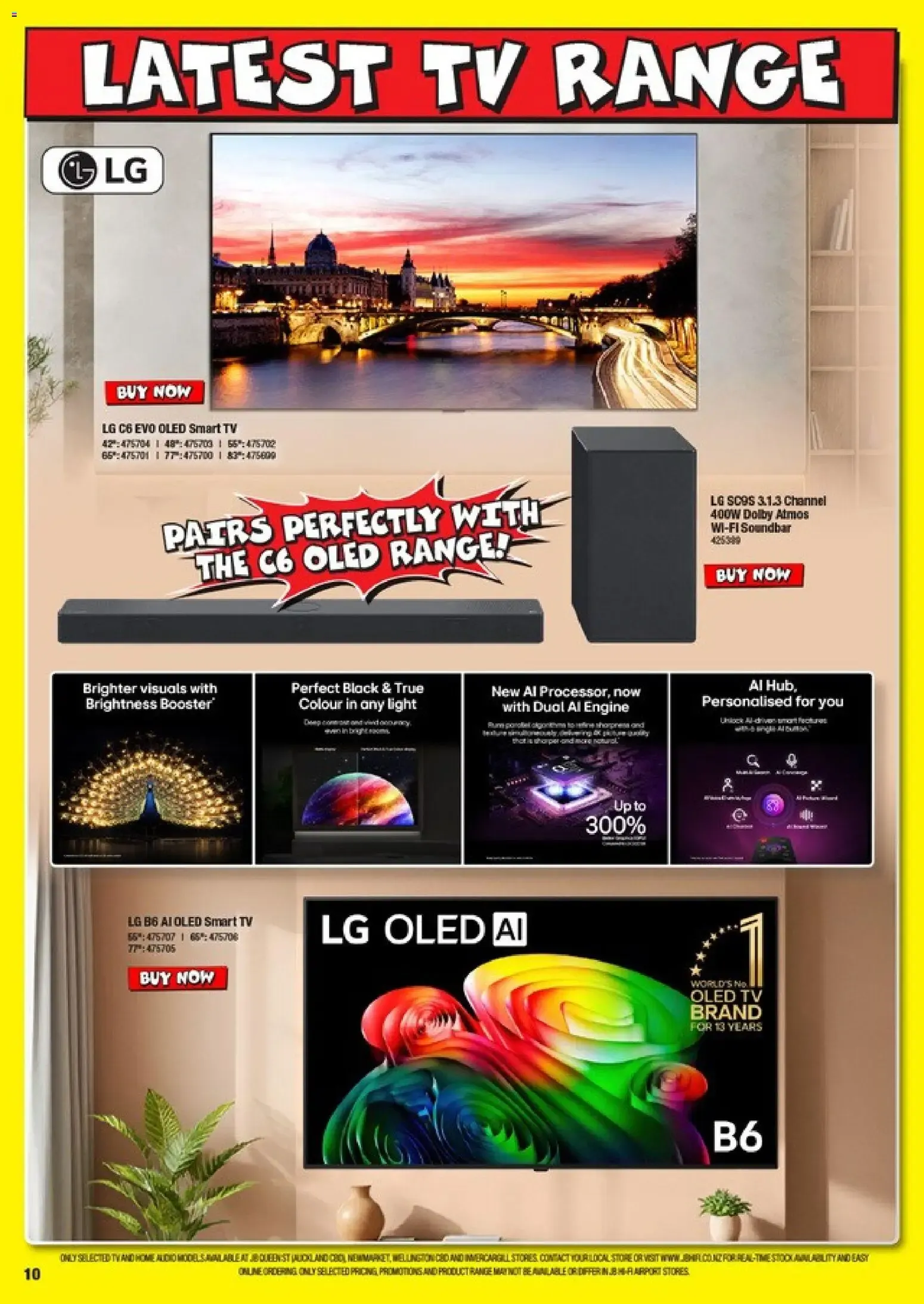 JB Hi-Fi Latest TV Range from 3 August to 31 October 2026 - Catalogue Page 10