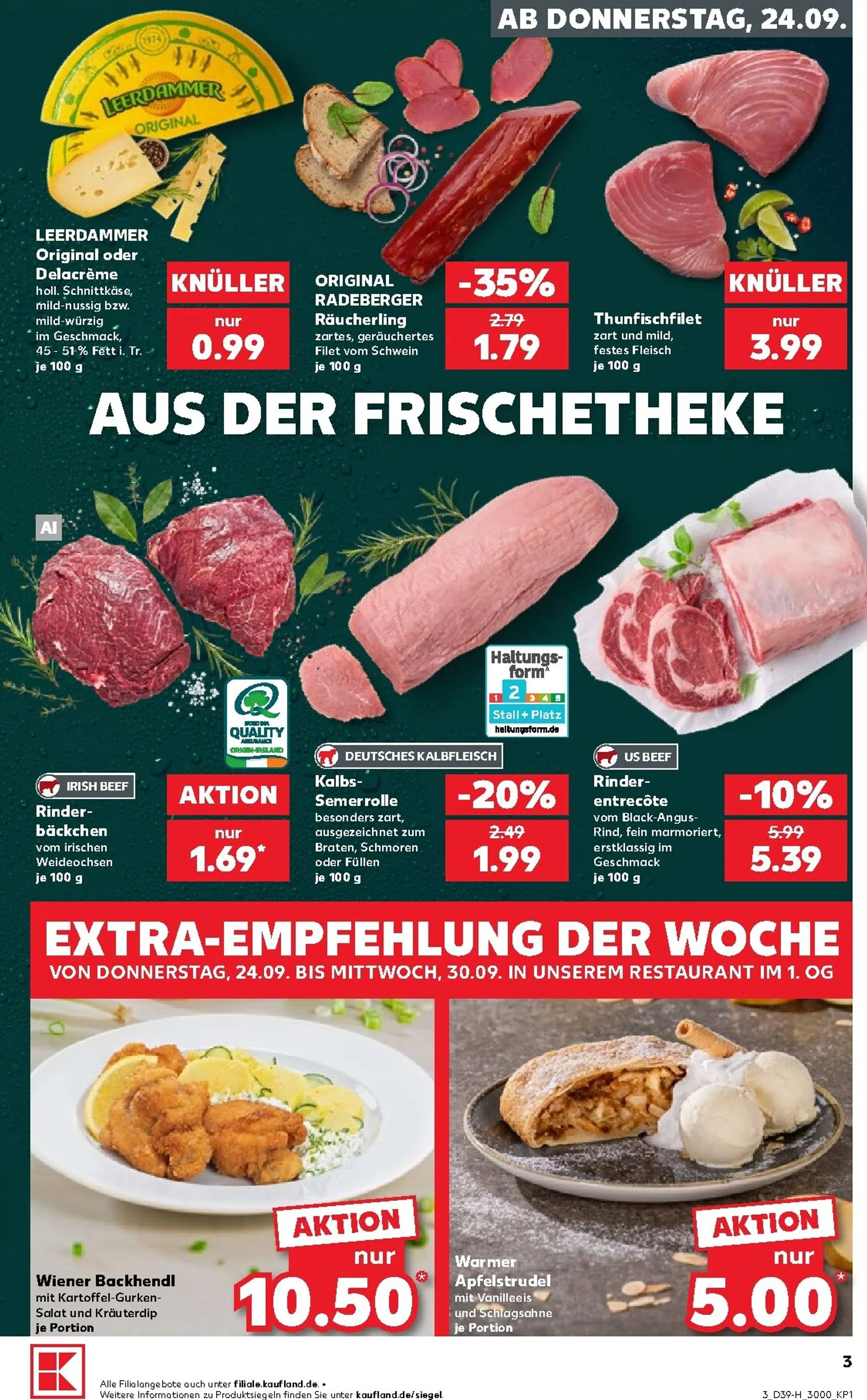 Kaufland - Neckarsulm Prospekt nächste Woche – von Donnerstag 24.09.2026 bis Mittwoch 30.09.2026 von 24. September bis 30. September 2026 - Prospekt seite 3