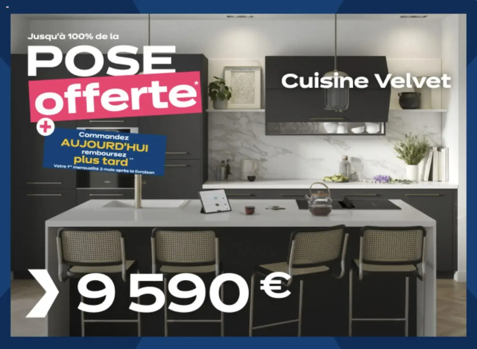 Jusqu'à 100% de la Pose offerte du 1 août au 31 août 2026 - Catalogue page 3