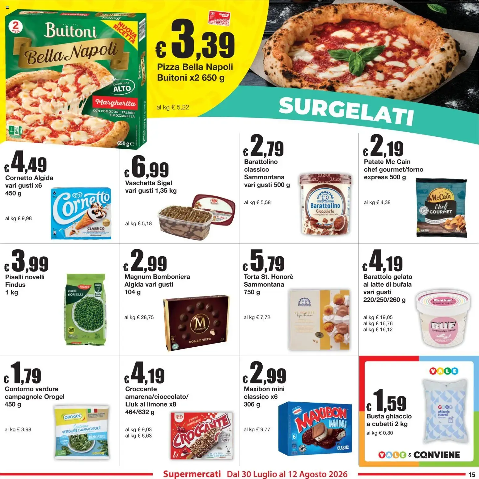 Sì con Te volantino dal 30/07/2026 - online Offerte da 30 luglio a 12 agosto di 2026 - Pagina del volantino 15