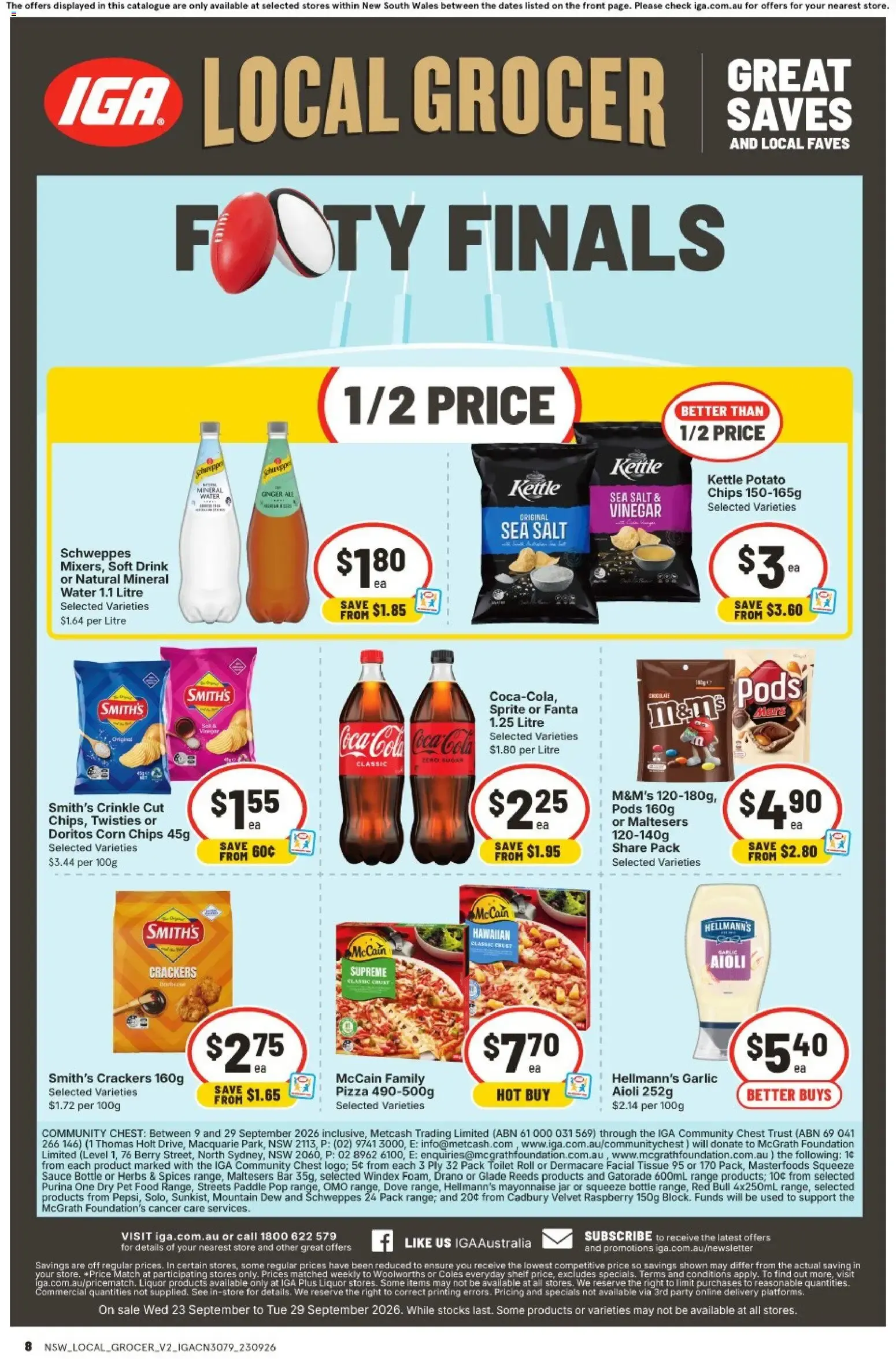 IGA Local Grocer - Great Saves and Local Faves - Catalogue valid from 23 September to 29 September 2026 - page 8