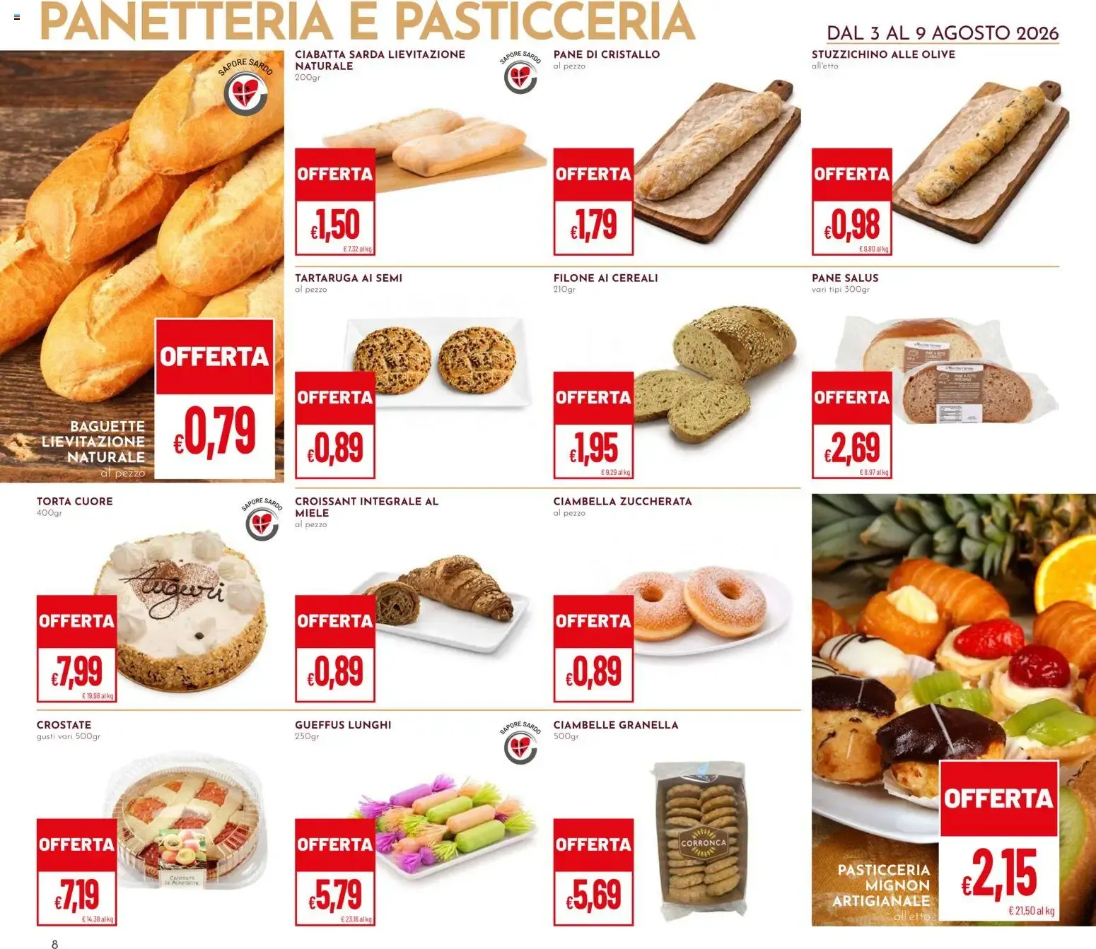 Nuovo Pan volantino dal 03/08/2026 > offerte anteprima 🛍️ da 3 agosto a 9 agosto di 2026 - Pagina del volantino 8