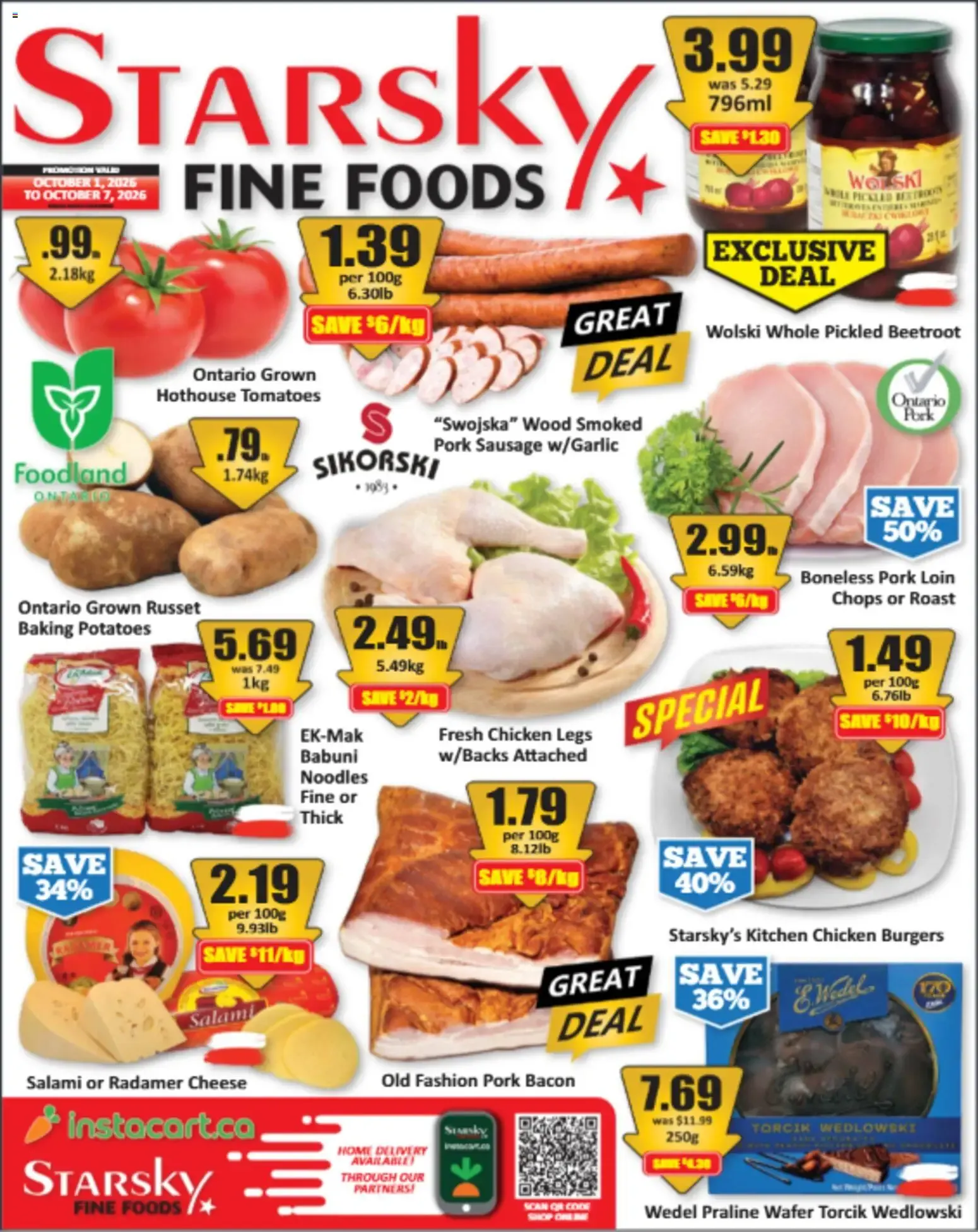 Starsky weekly flyer / circulaire from Oct 1, 2026 > weekly specials & deals from October 1 to October 7 2026 - flyer page 1