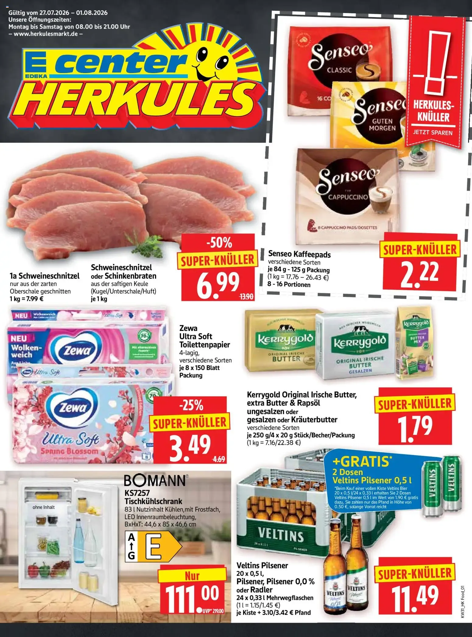 HERKULES Prospekt (ab 27.07.2026) zum Blättern von 27. Juli bis 1. August 2026 - Prospekt seite 1