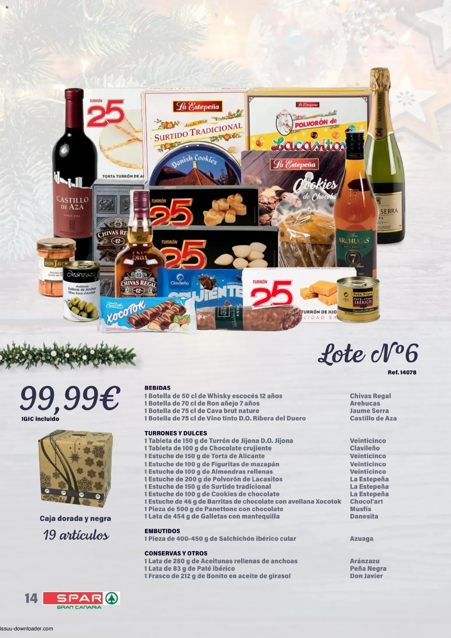 Catálogo de Spar Cestas y Lotes 30/10/2026 - 07/01/2027 30 de octubre al 7 de enero 2027 - Página 14