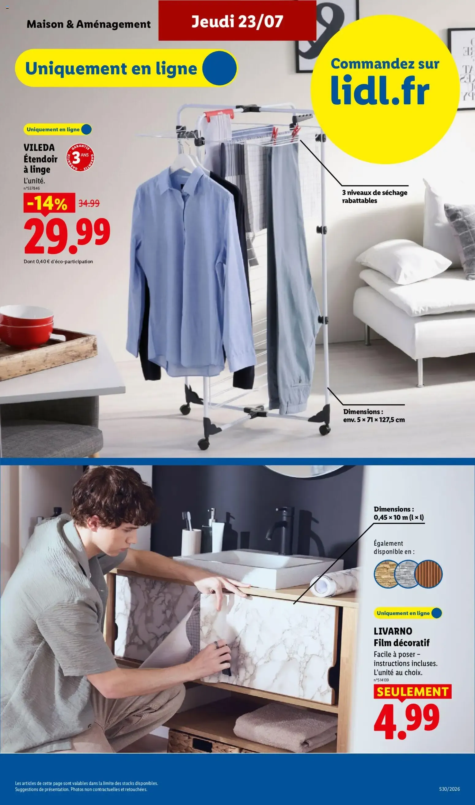 Catalogue LIDL du 23/07/2026 | Promo prospectus en ligne du 23 juillet au 29 juillet 2026 - Catalogue page 39