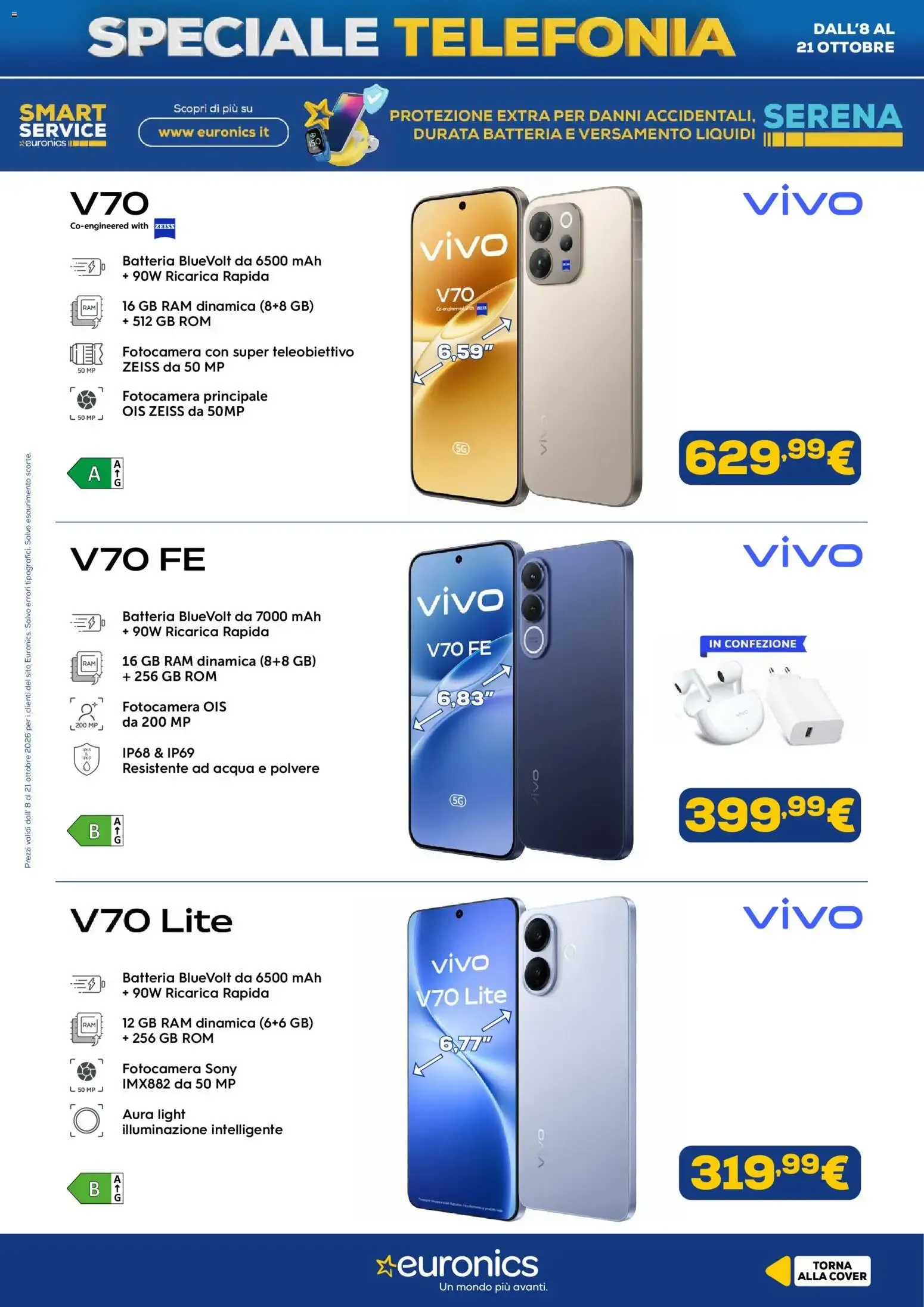 Nuovo Euronics volantino Telefonia dal 08/10/2026 > offerte anteprima 🛍️ da 8 ottobre a 21 ottobre di 2026 - Pagina del volantino 5