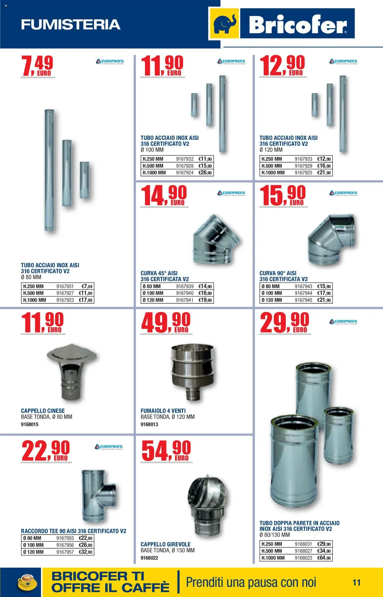 Bricofer - Catalogo Riscaldamento 2026/2027: Calda, dolce casa. da 5 ottobre a 31 marzo di 2027 - Pagina del volantino 11