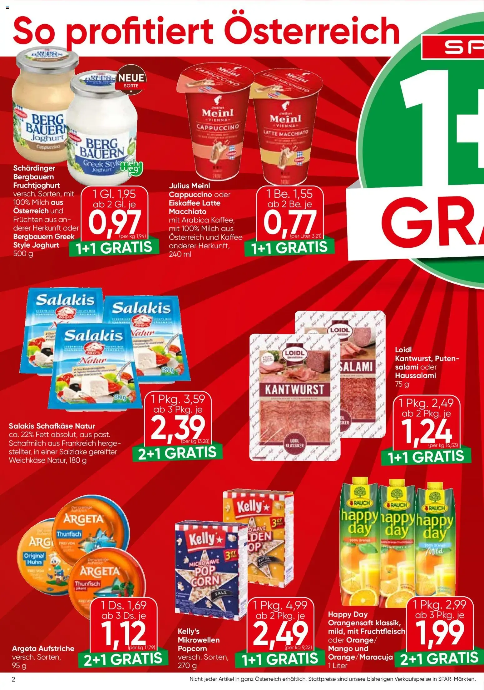 Spar Flugblatt - Steiermark (18.06.2026) - Angebote und Prospekt von 18. Juni bis 30. Juni 2026 - Flugblätt seite 2