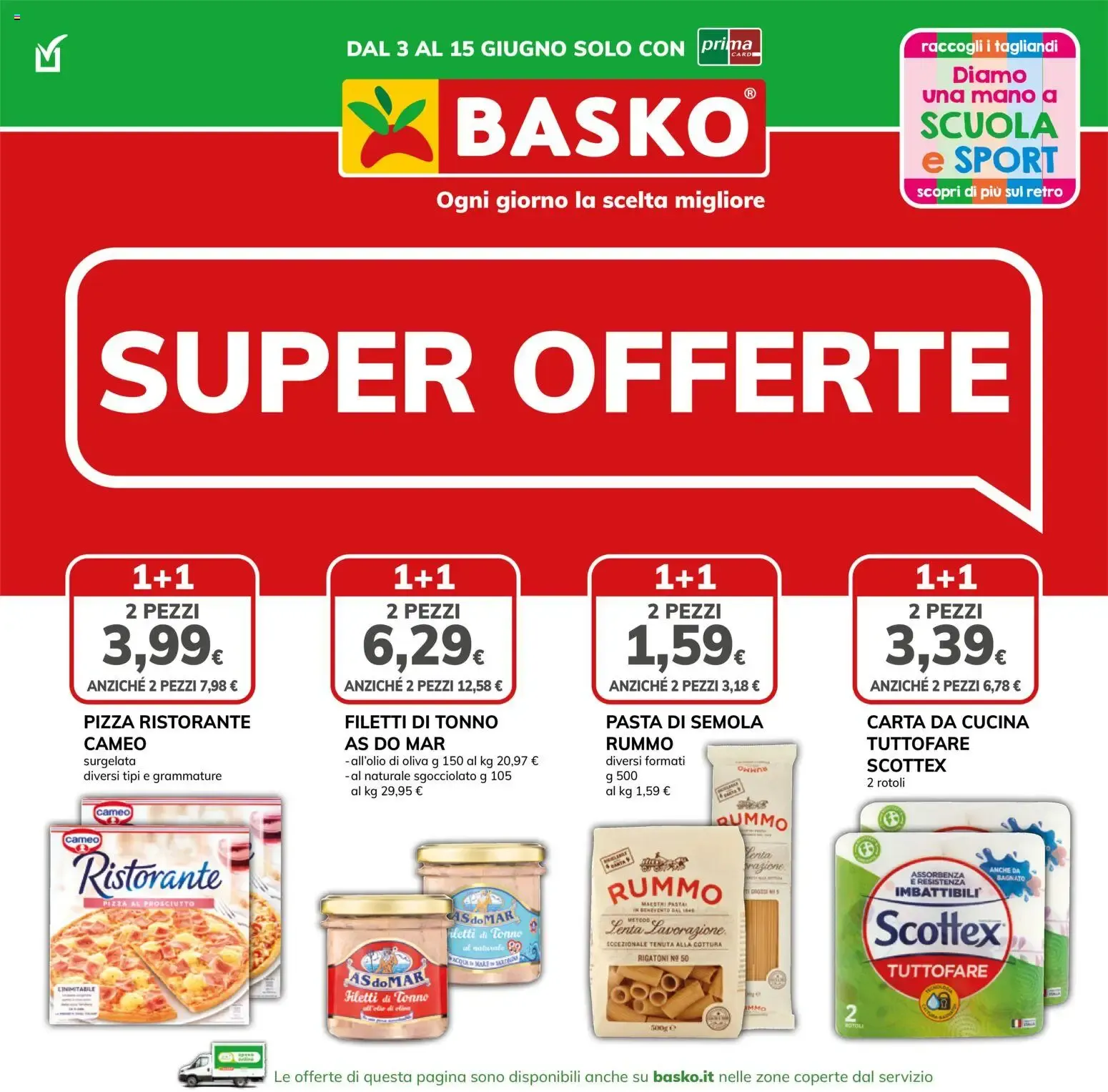 Basko Super Offerte da 3 giugno a 15 giugno di 2026 - Pagina del volantino 1