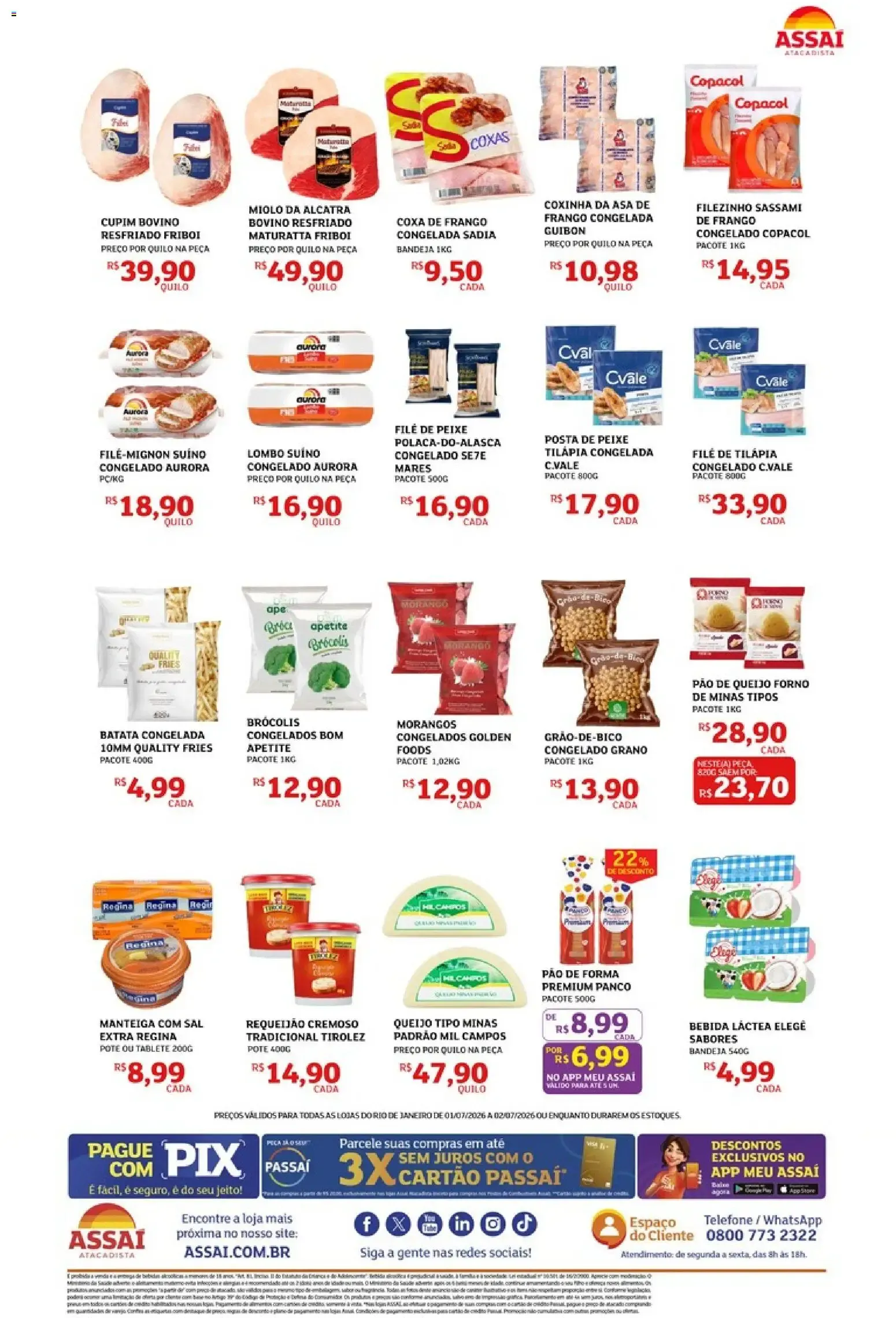 Encarte de Assaí Atacadista ofertas - RJ de 01/07/2026 | Promoções Online 1 de julho até 2 de julho 2026 - Pagina 2