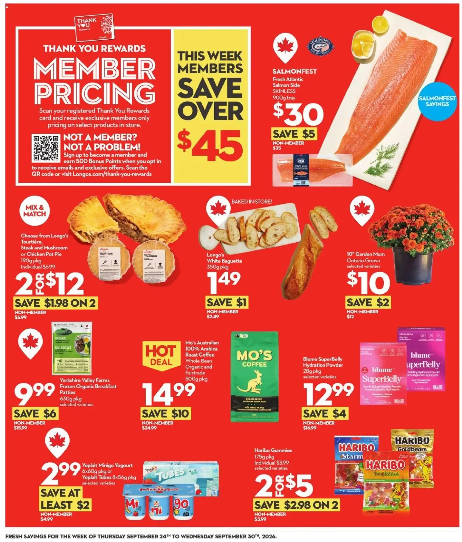 Longo's weekly flyer / circulaire from Sep 24, 2026 > weekly specials & deals from September 24 to September 30 2026 - flyer page 4
