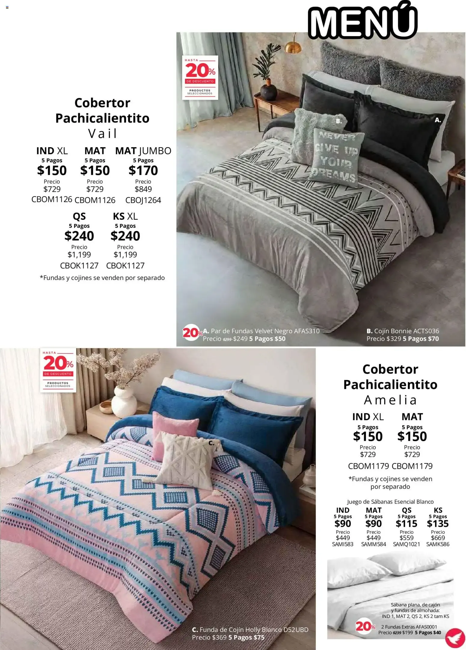 Catálogo de Colchas Concord catálogo Colección Cobertor (01/08/2026 - 31/10/2026) - catálogo en línea 1 de agosto al 31 de octubre 2026 - Pagina 16