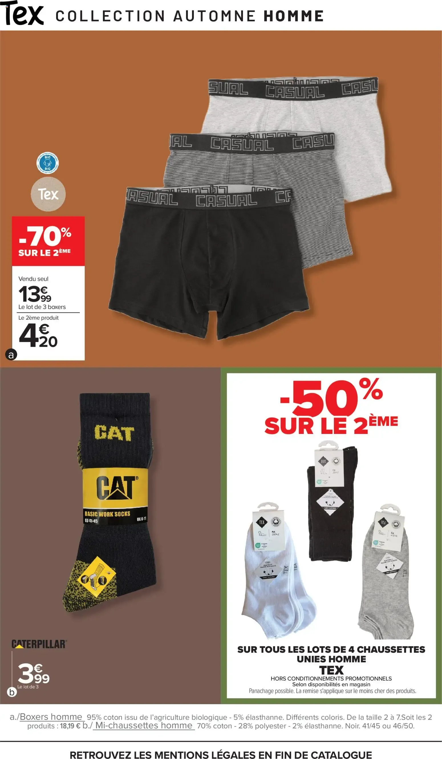 Carrefour Tex spécial automne à partir du 22/09/2026 - promo en ligne du 22 septembre au 5 octobre 2026 - Catalogue page 9