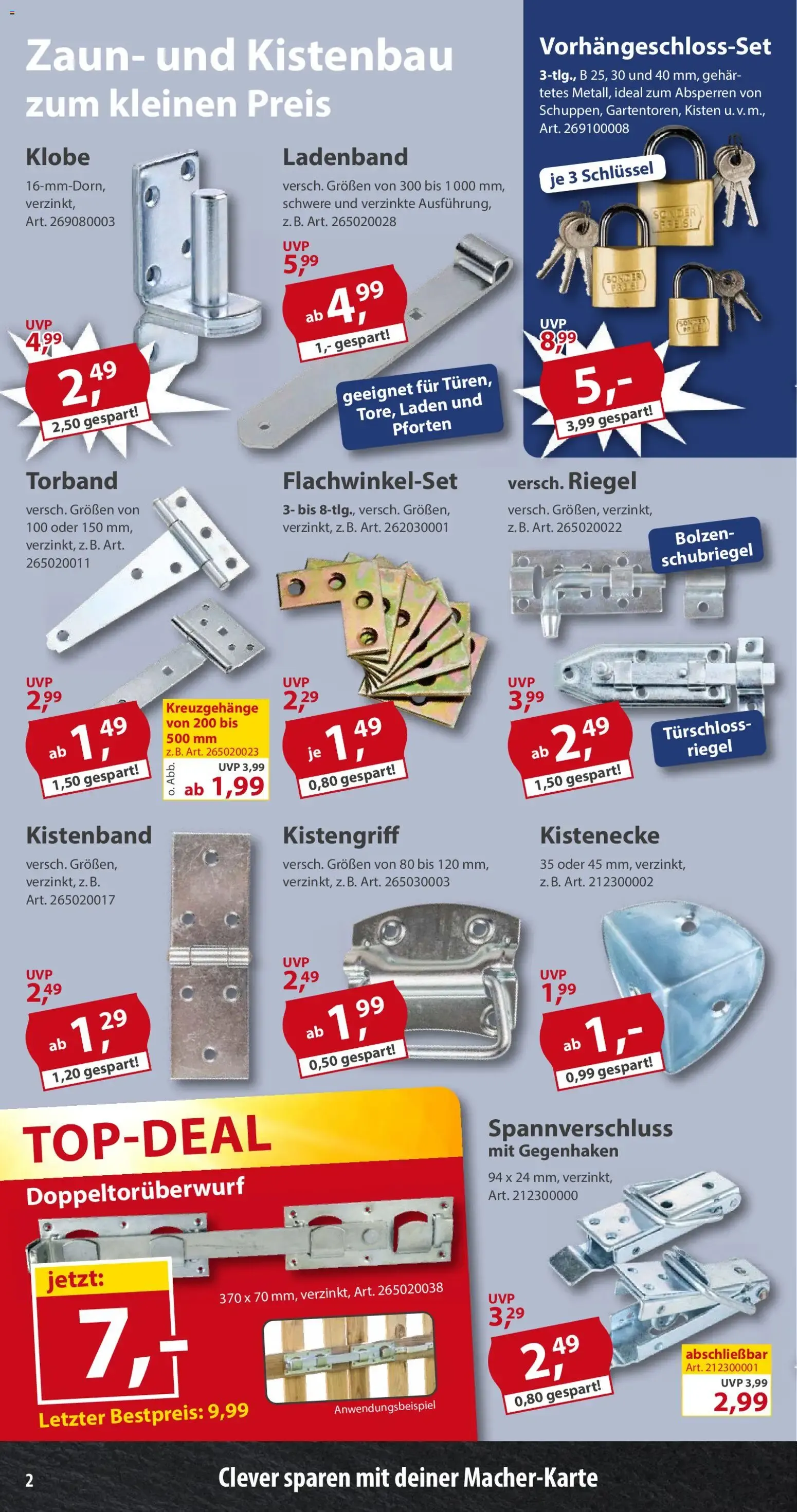 Sonderpreis Baumarkt Prospekt (ab 13.06.2026) zum Blättern von 13. Juni bis 19. Juni 2026 - Prospekt seite 2